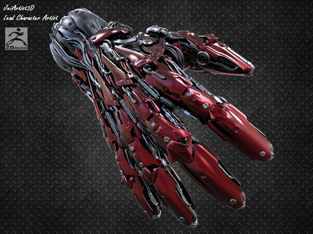 Wallpaper #5mdHEpMBSpphPi3-SfqB14 Hand Cyborg Jeison Silva Robot Concept Art Exosuit Robots Concept