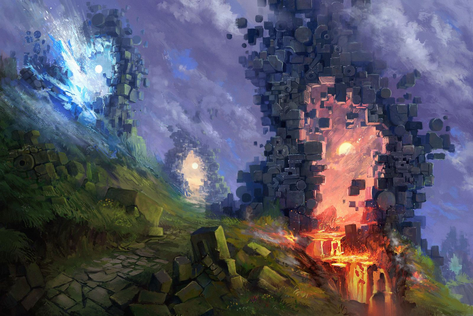 Wallpaper #1GfmC5MBSpphPi3-WtvR211 Dimensional Rift Anton Ninov on Artstation at Httpswwwartstation