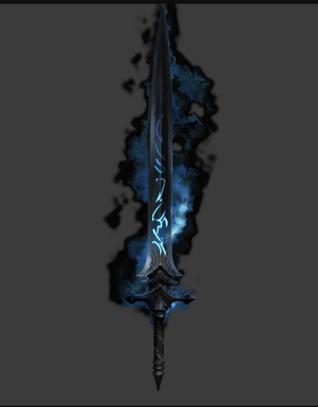 Wallpaper #qQMaZJMBpyOg8YnEmtao206 Void Sword a Very Powerful Sword with a Power of Blue Fire Konakoa