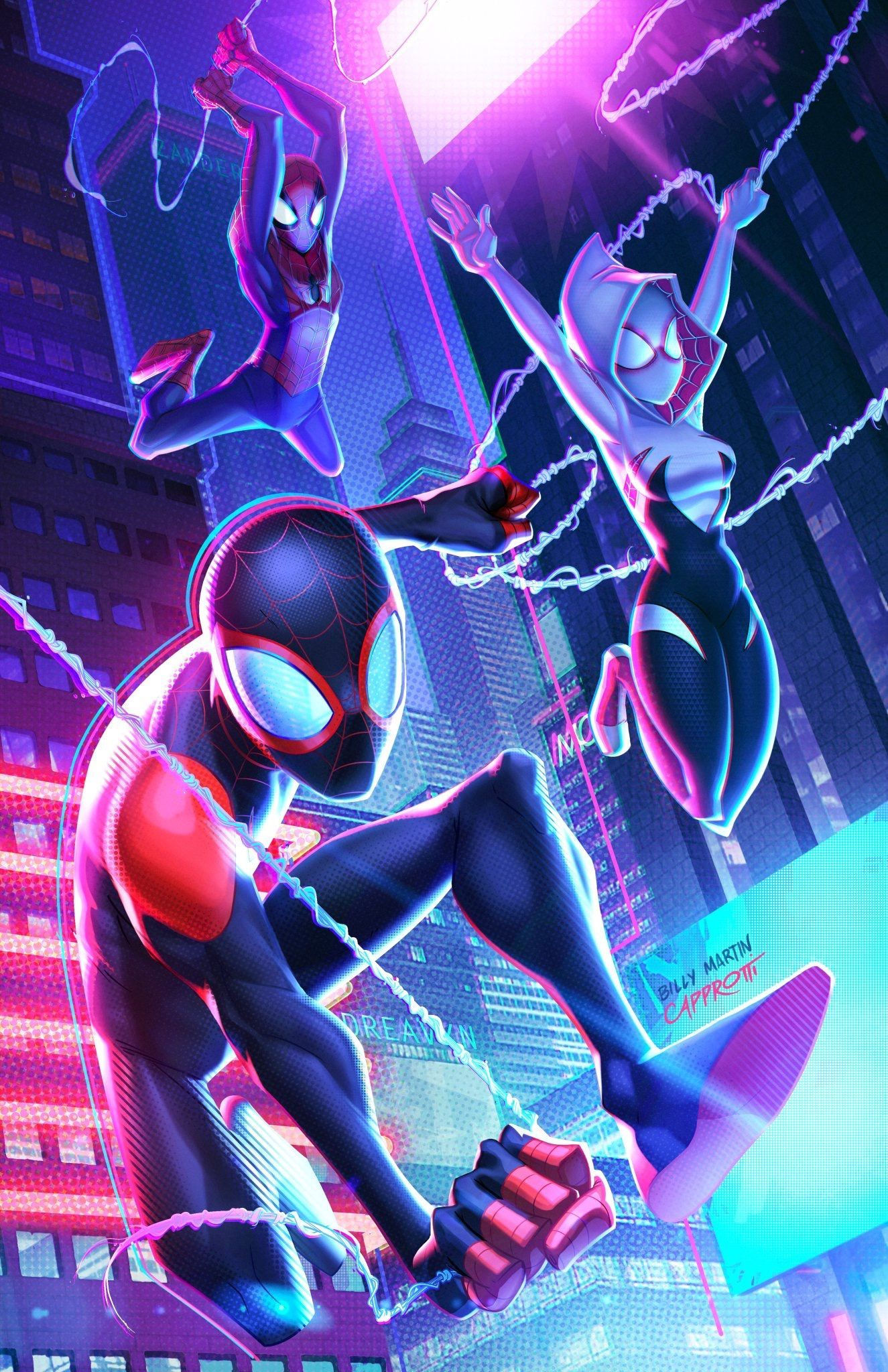 Wallpaper #K-o8V5MBlwTYPL18WxEs17 Spider Man Crosses Parallel Dimensions and Teams Up with the Spider Men