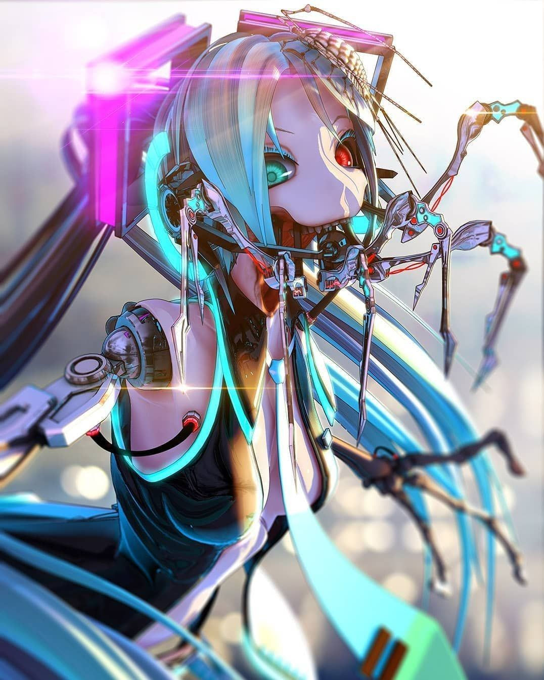 Wallpaper #HBnKHo8BtGB6xQ78Snq441 12 Cyberpunk Anime Art Meme Image