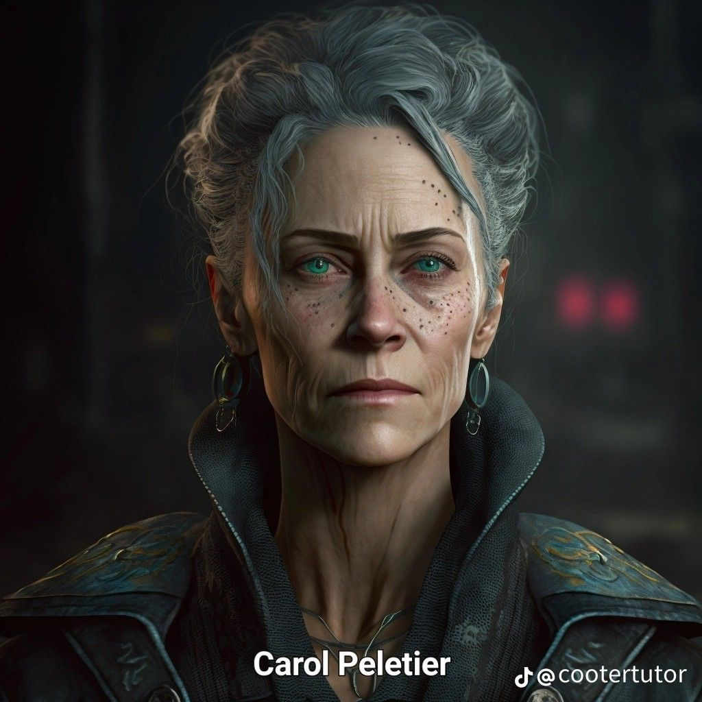 Wallpaper #OBrEUZMB1yWOL4qg_4Kl128 Carol Peletier in Cyberpunk