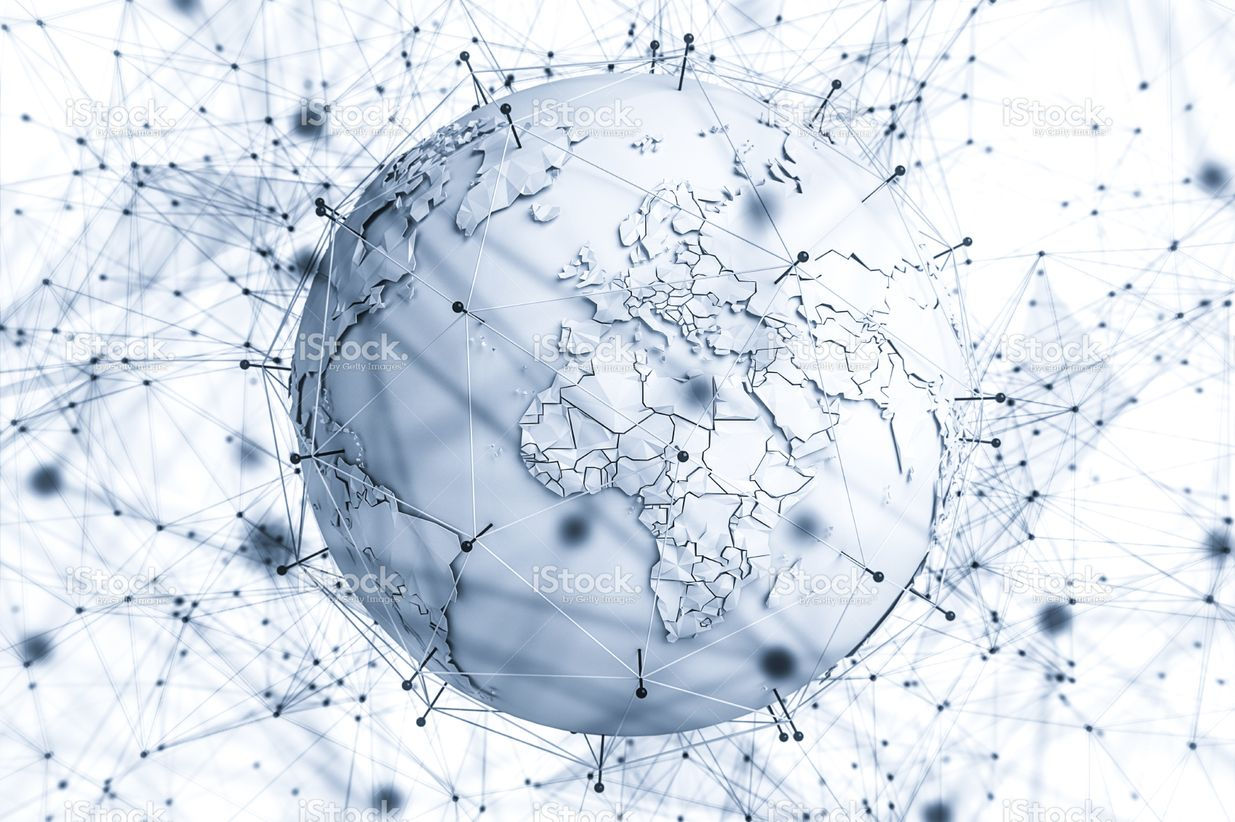 Wallpaper #BGcT6pIBSpphPi3-TUVE88 Abstract Globe with Futuristic Network Abstract Abstract Photos