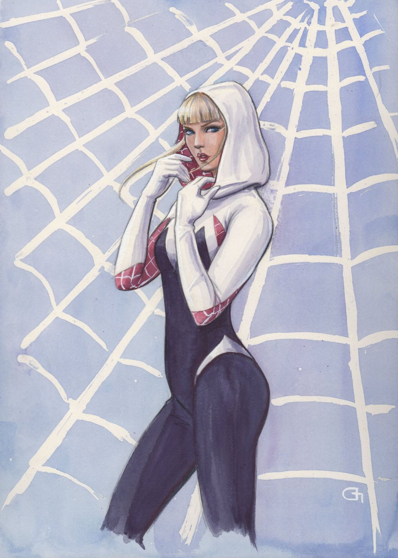 Wallpaper #yvSEOpMBKFX8bn3r9HhD97 Spider Gwen by Dijana Granov Spider Gwen Female Hero Marvel