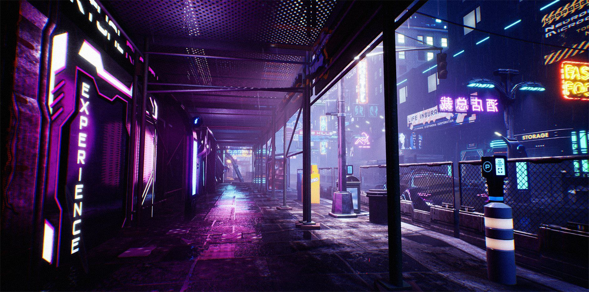 Wallpaper #RFjoM5MBzN9vxX340ToL315 Pin by Maks Malouin on Comic Render References Cyberpunk City