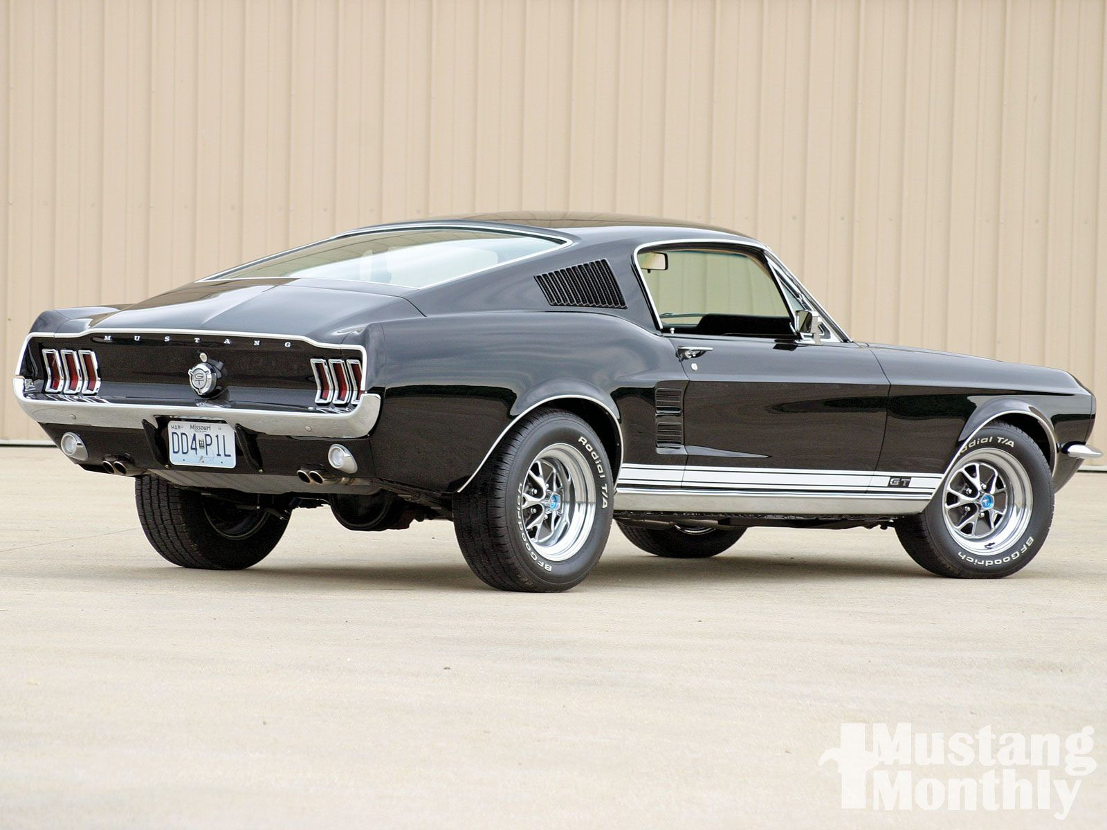 Wallpaper #A2jxIJMBSpphPi3-zi-J111 Ford 1967 Mustang GT Fastback Rear Right Quarter Ford Mustang GT