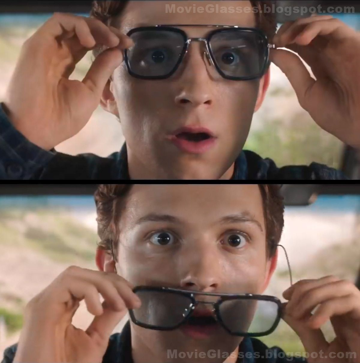 Wallpaper #RneqKJMB-pgBXx60N6st55 Peter Parker Wears Tony Starks Glasses in Spider Man Far from Home