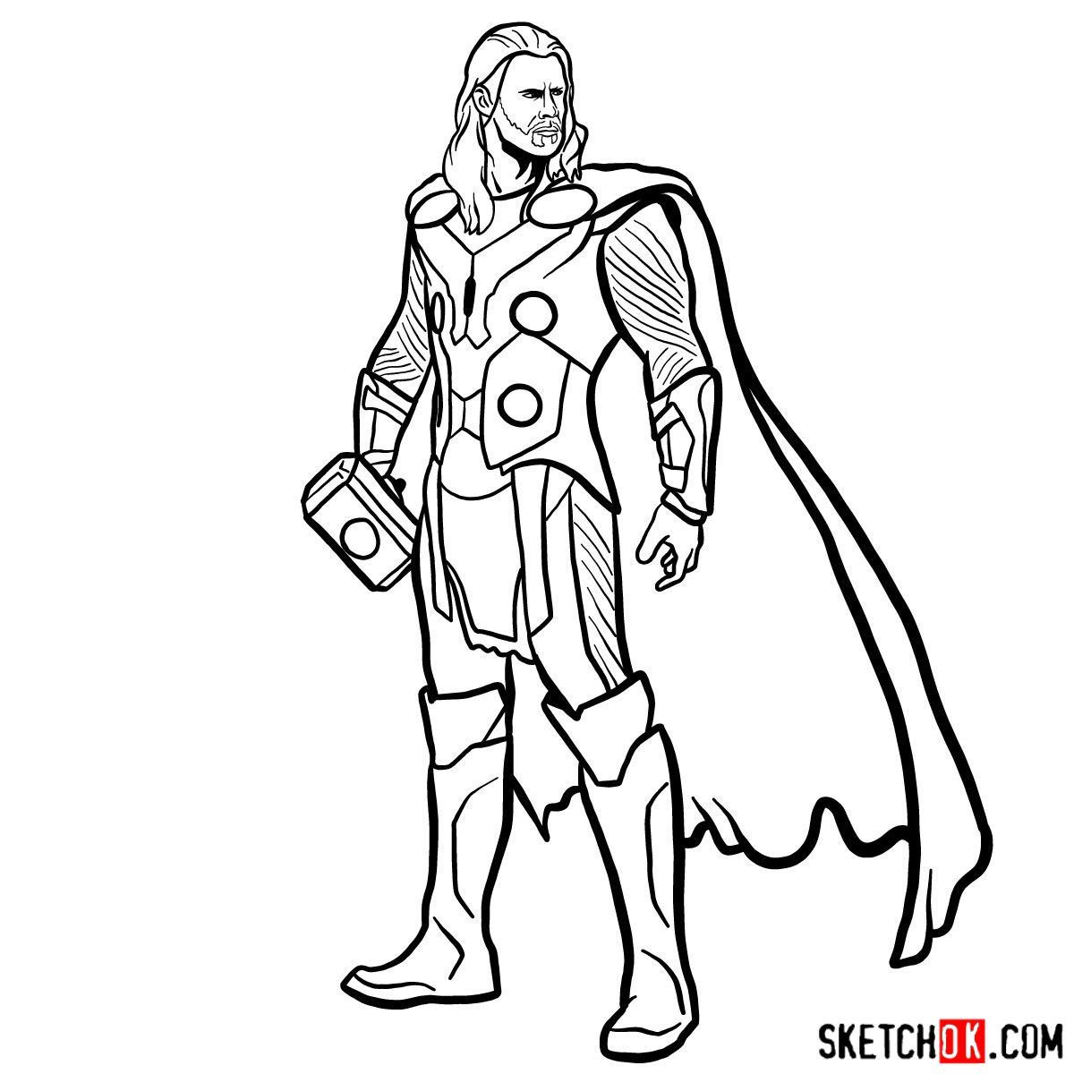 Wallpaper #G2gWHZMBSpphPi3-KyUC81 Thunderstruck by Art Learn How to Draw Thor from the MCU Thor