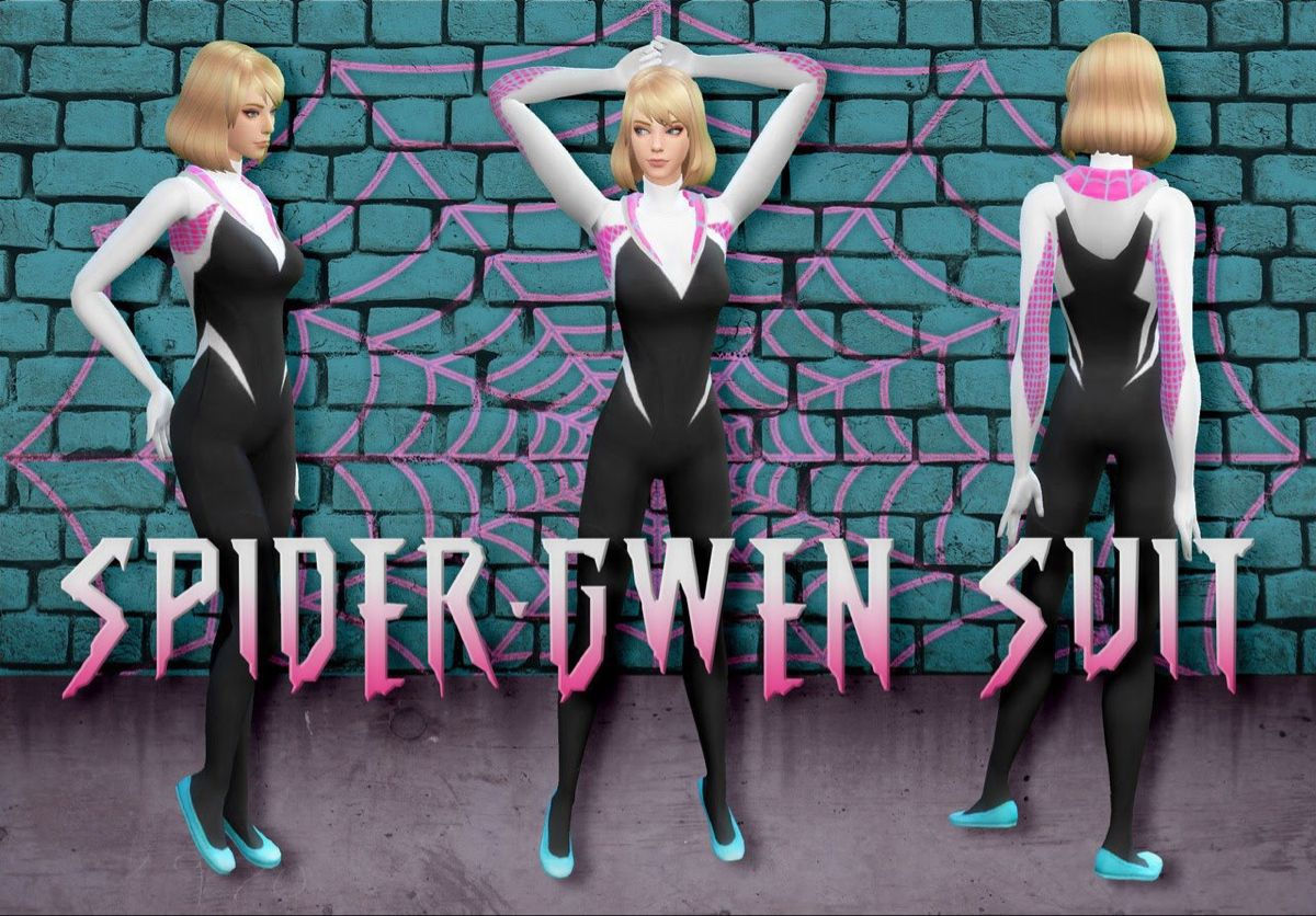 Wallpaper #Hme5DJMBSpphPi3-euDo268 Est Oct 7 2018 Spider Gwens Suit from Well Spider Gwen