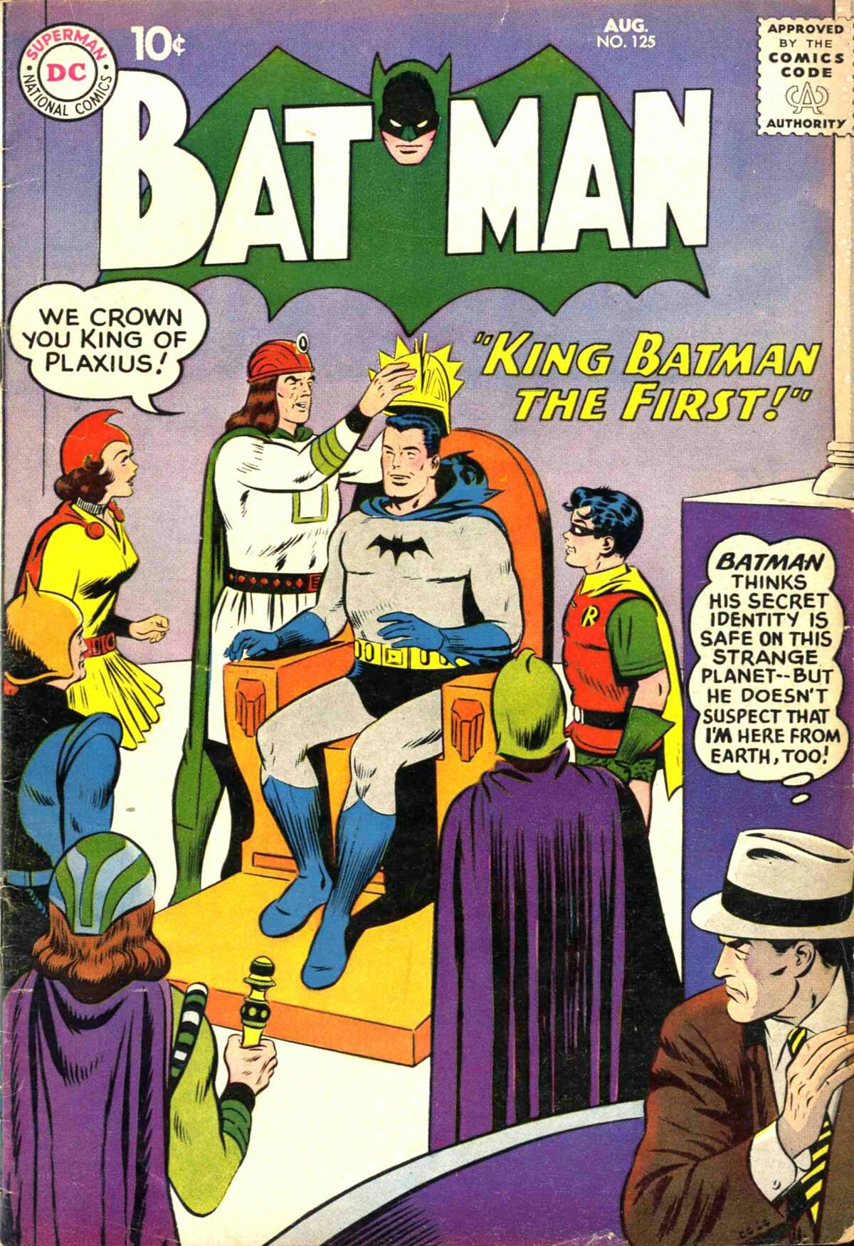 Wallpaper #nljzM5MBzN9vxX34PDrp226 Batman 125 King Batman the First August 1959 Batman Comic Book