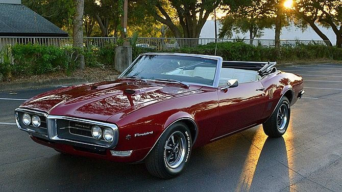 Wallpaper #KpyZ4pIBZHQxiYarYME5212 1968 Pontiac Firebird Convertible 350 Ci Power Top Mecum Auctions