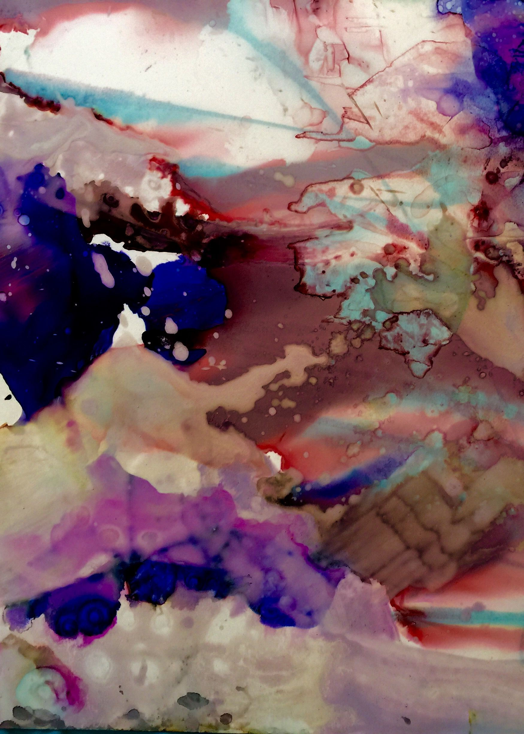 Wallpaper #ER0bLZMBlOZrFDOklM-g48 Vibrant Abstract Painting by Shirley Johnson