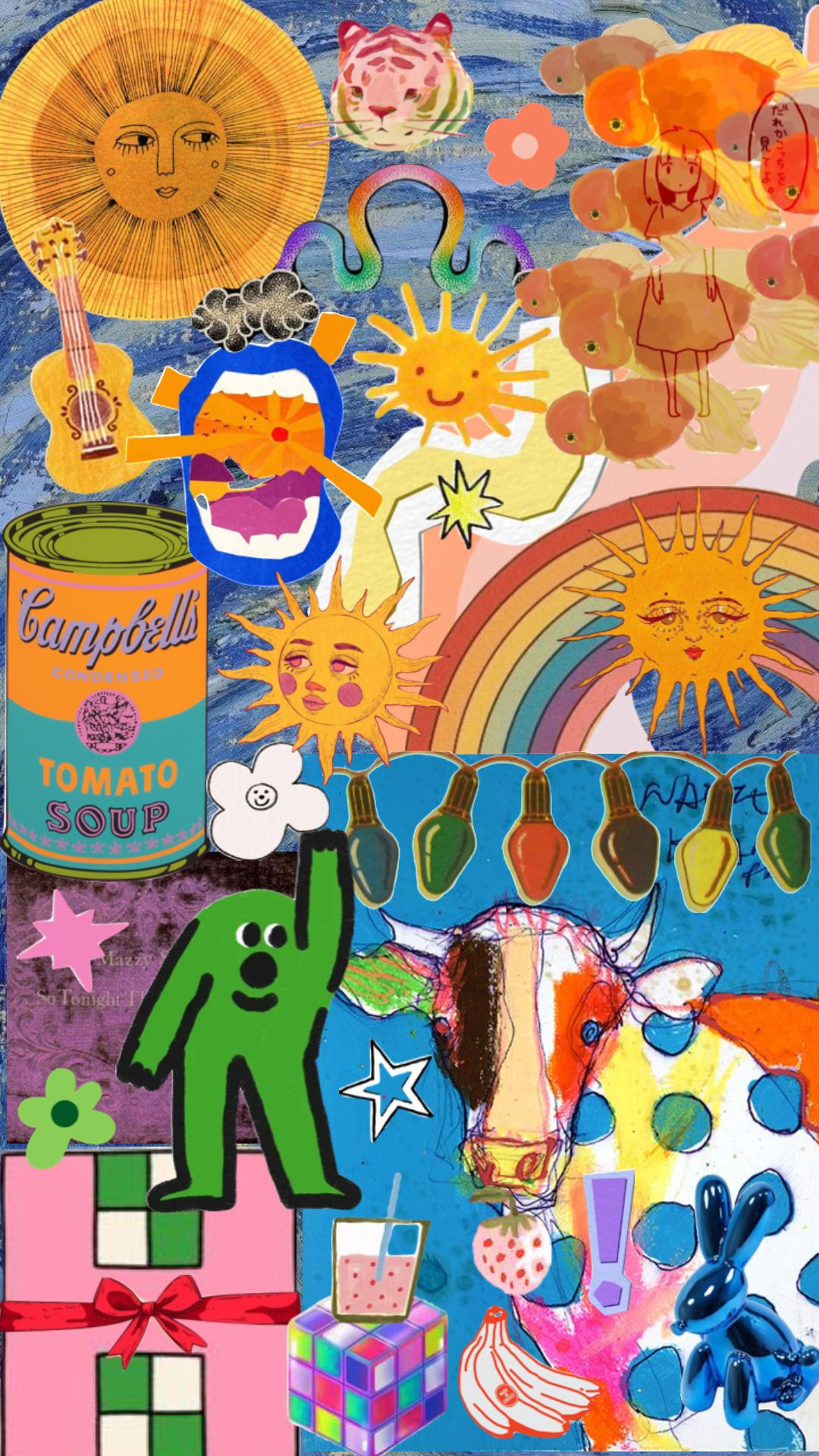 Wallpaper #yHdiJpMB-pgBXx60WKFd367 Colorful Collage Art Inspiration