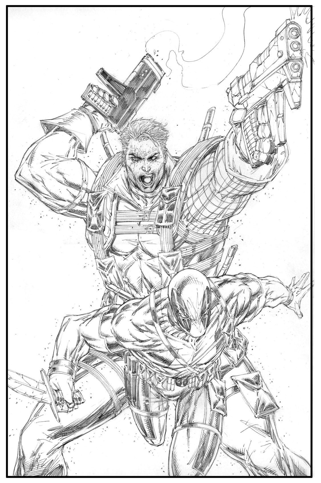 Wallpaper #7BGlM5MBXrlMTfB52Epu299 Cabledeadpool 2 Cover by Rob Liefeld Comic Art Comic Book Art
