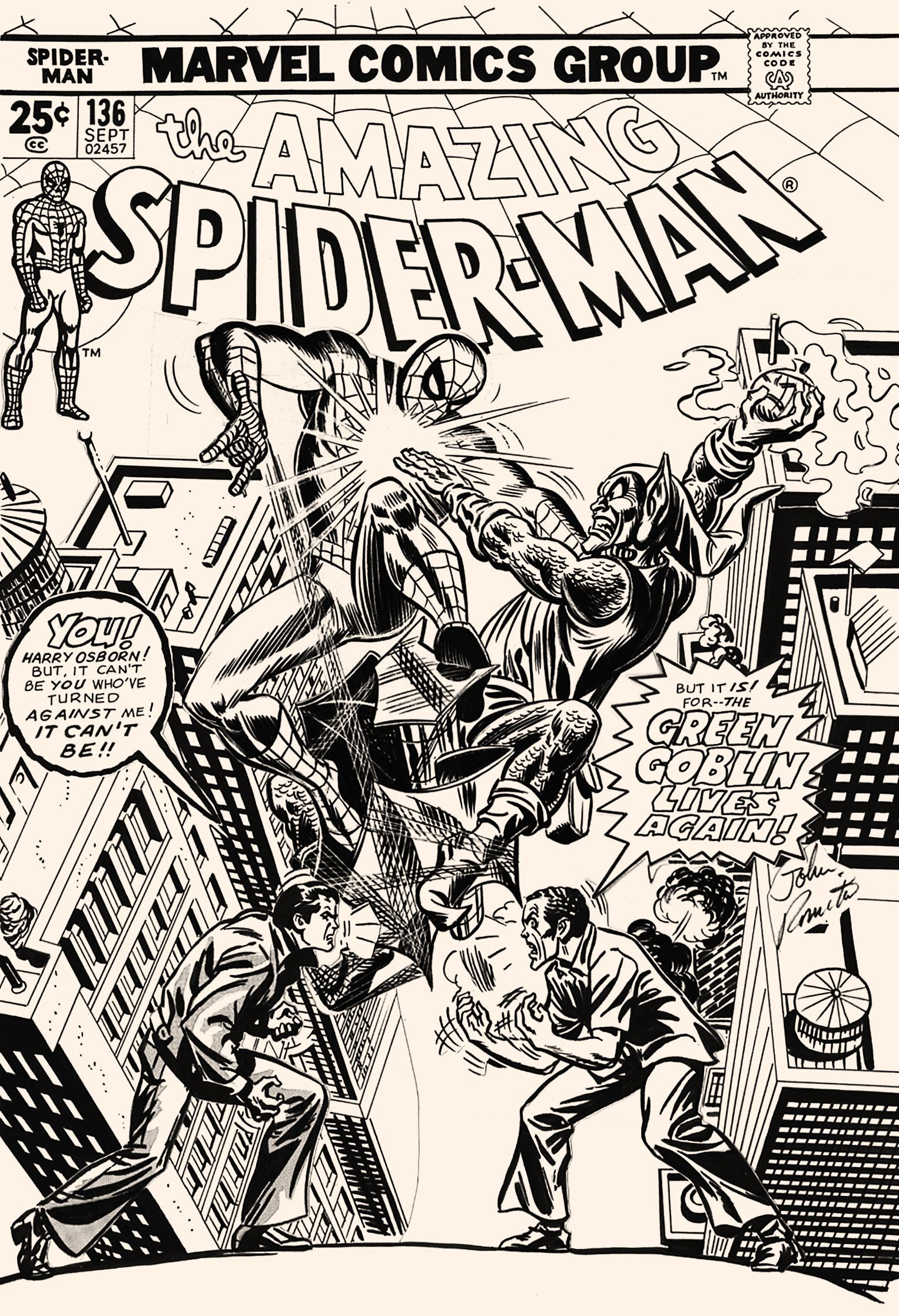 Wallpaper #IEXDlY4B7YBJg1BVBaD954 The Amazing Spider Man 136 Comic Book Artwork Comic Book Pages