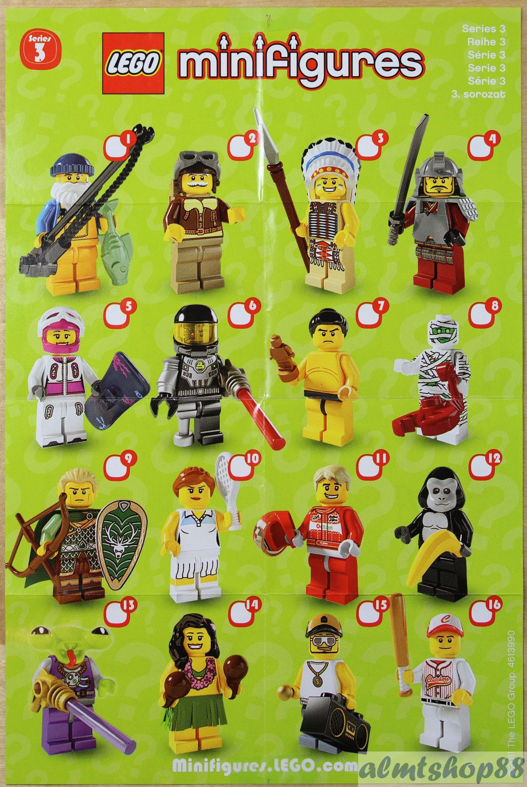 Wallpaper #tp-vV5MBcUVgGJNoe68-14 Lego Mini Poster Leaflet Minifigures Series 1 2 3 4 5 6 7 8 9 10 11 12