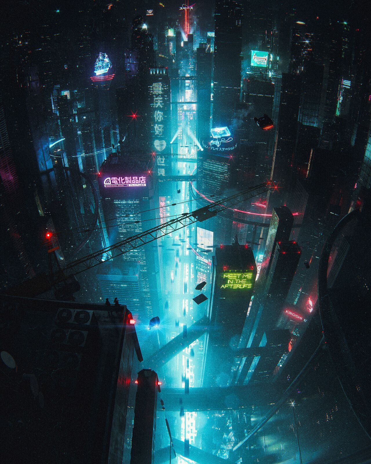 Wallpaper #PPtihJcBx-Hc5Y204K-u144 2090 Ad Lazaro in 2024 Futuristic Art Cyberpunk City Futuristic City