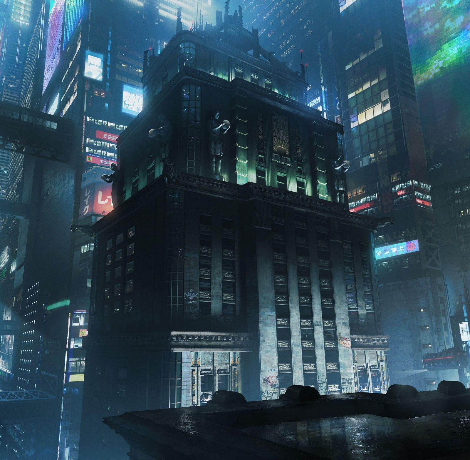 Wallpaper #ogAj7I4BSdW8dNou9xPC14 Dystopian Near Future Cristian Alberto Vasquez on Artstation at Https