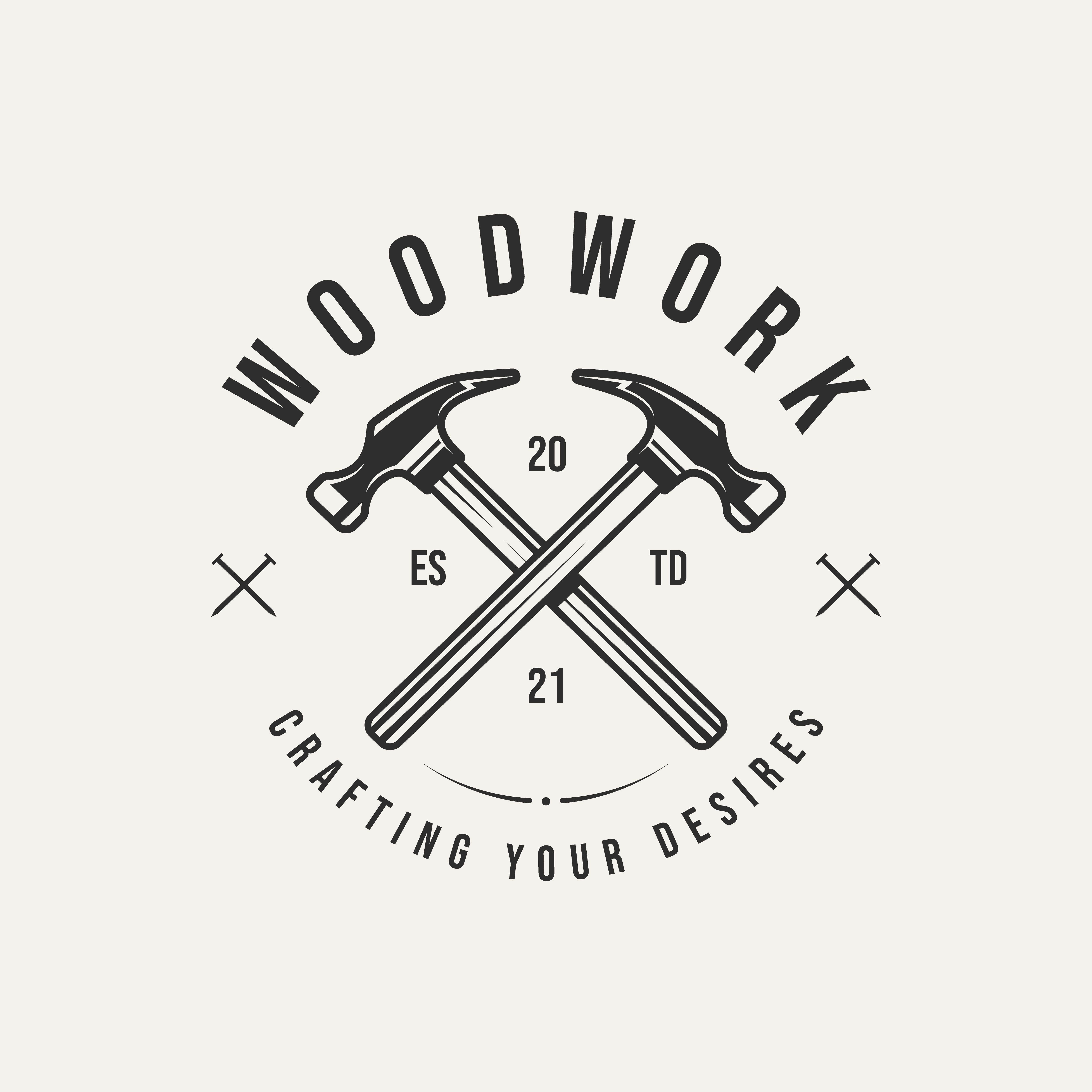 Wallpaper #EVhQNJMBzN9vxX34wTwW222 Woodwork Hammer Carpentry Vintage Badge Logo Stock Vector Royalty Free