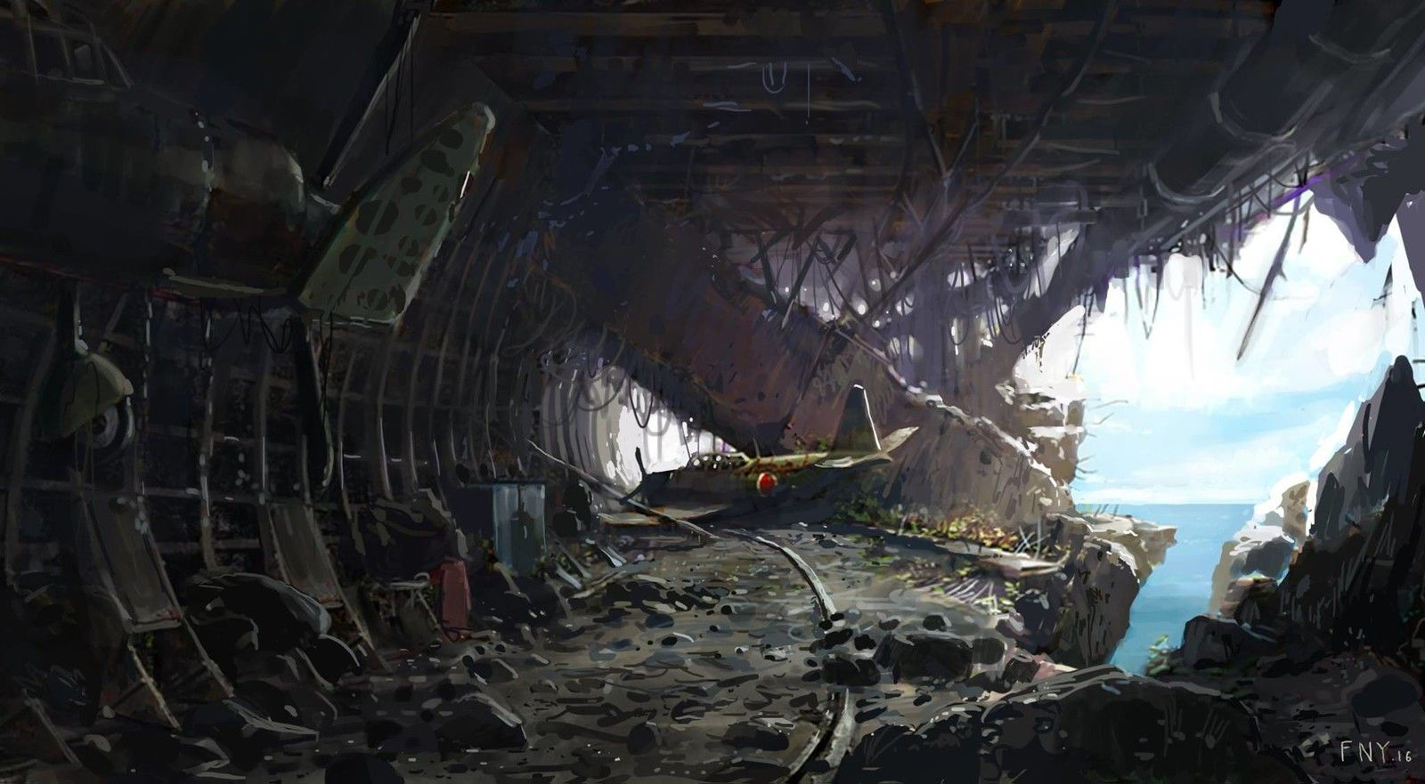 Wallpaper #8miAIJMBSpphPi3-mS3Z141 Abandoned Plan Felicien Nourry on Artstation at Httpswwwartstation