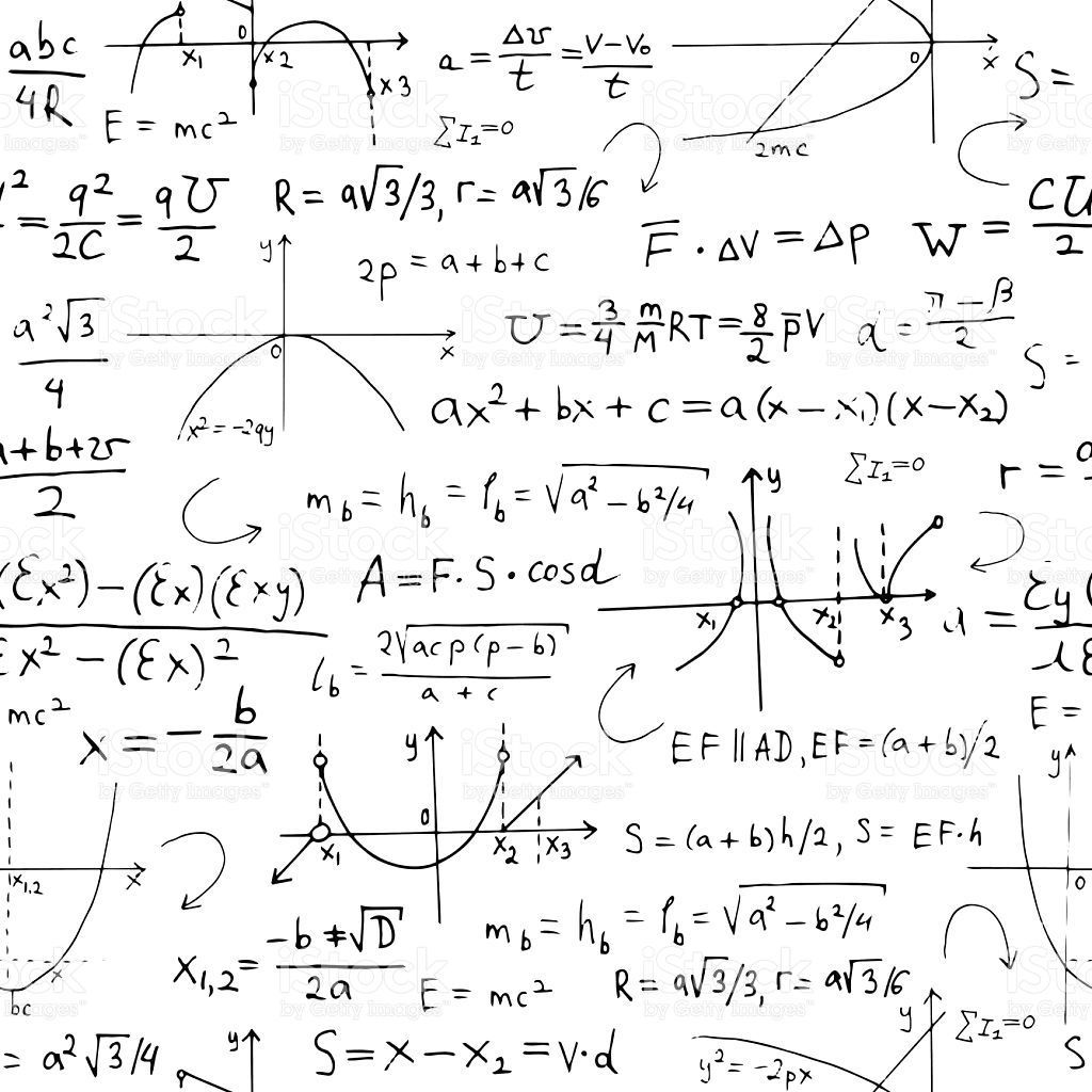 Wallpaper #HfsNhpcBx-Hc5Y20obE563 Seamless Background with Math Formulas and Graphics on White Hand