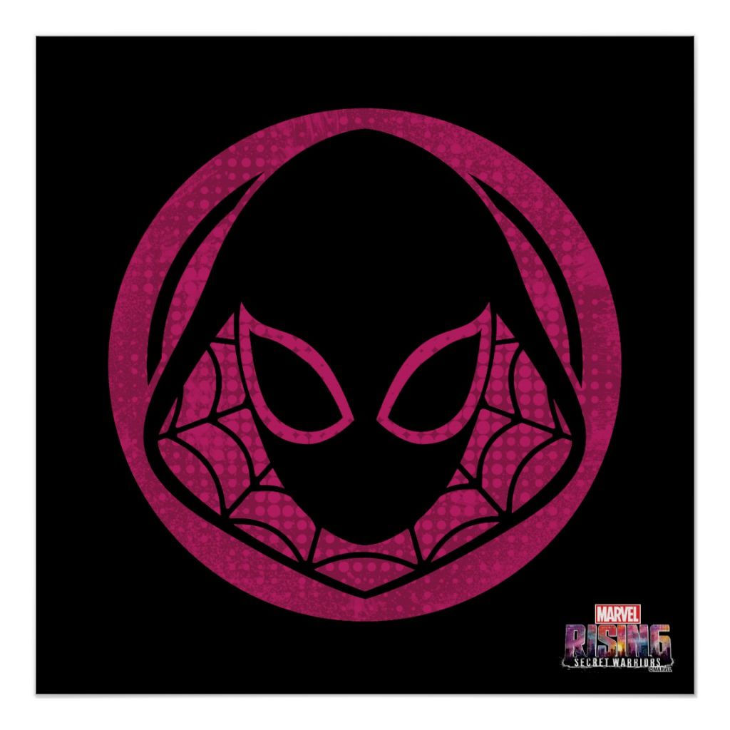 Wallpaper #X_REOpMBKFX8bn3rY3gq203 Marvel Rising Ghost Spider Halftone Icon Poster Amazing Spiderman Art