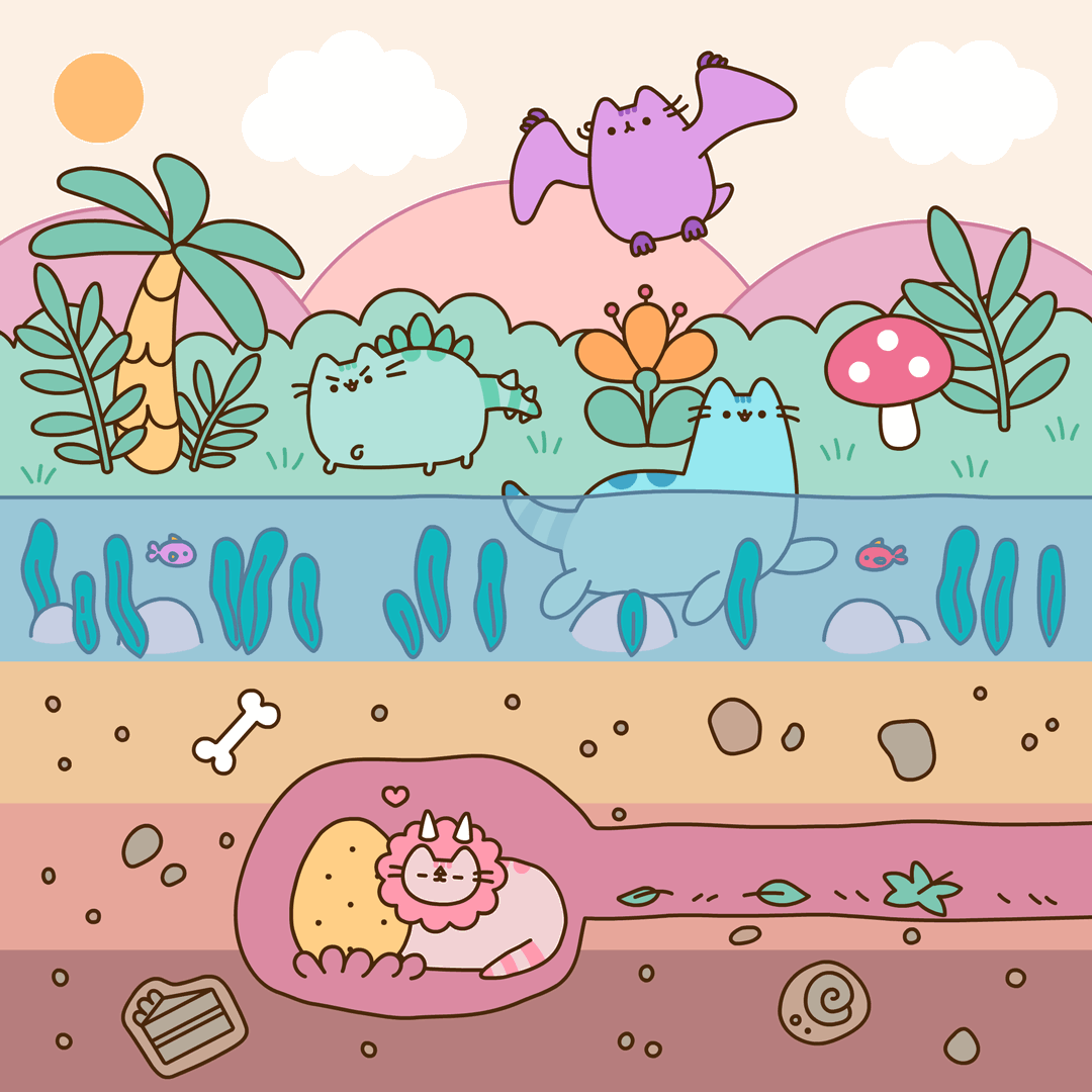 Wallpaper #-2jSE5MBSpphPi3-AgEt137 Pusheen Comics Cute Animal Drawings Kawaii Kawaii Art Nyan Cat