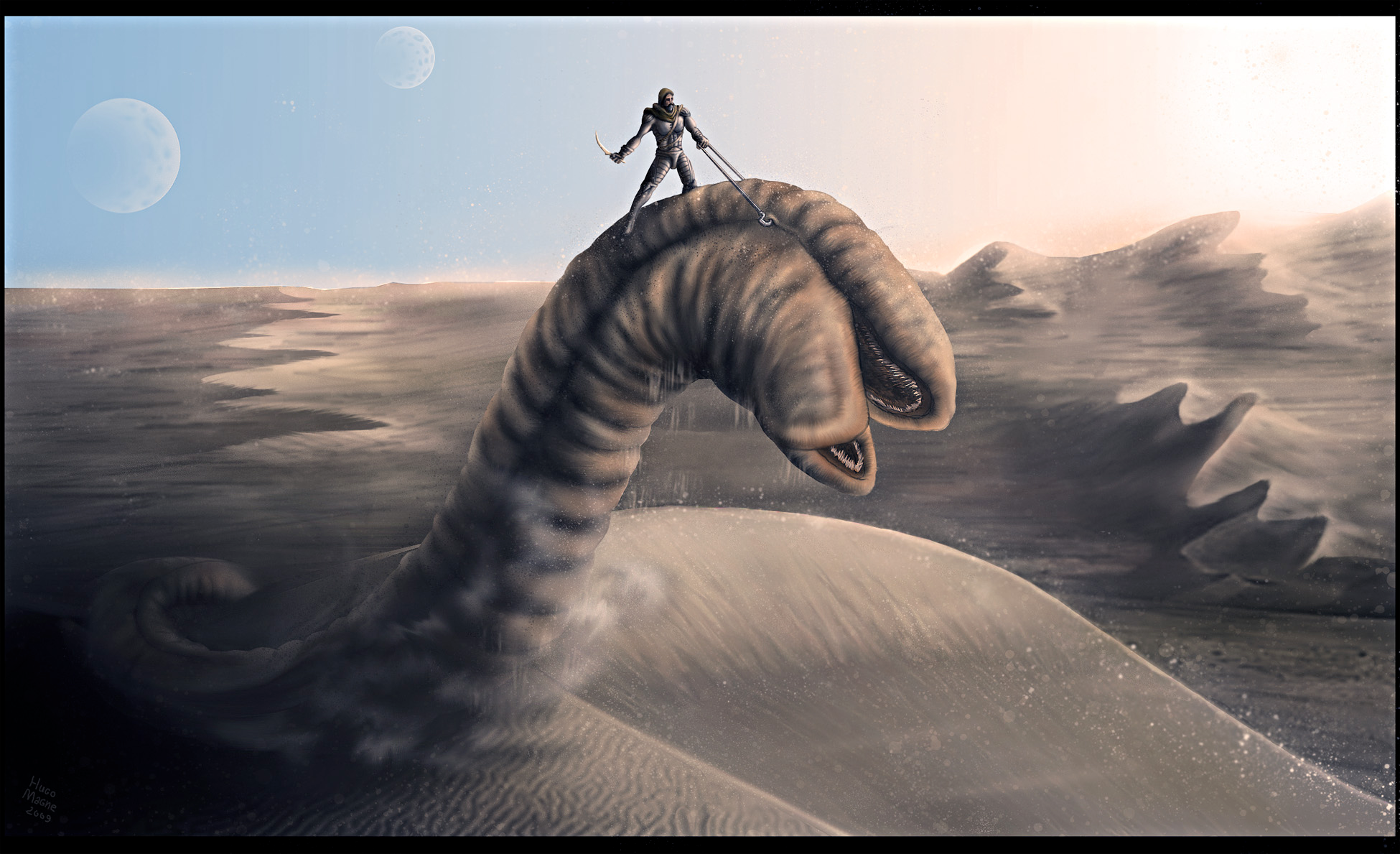 Wallpaper #3YJFQJMB0GiFKesMK8Bn76 Sandrider Dune Art Dune Dune Series