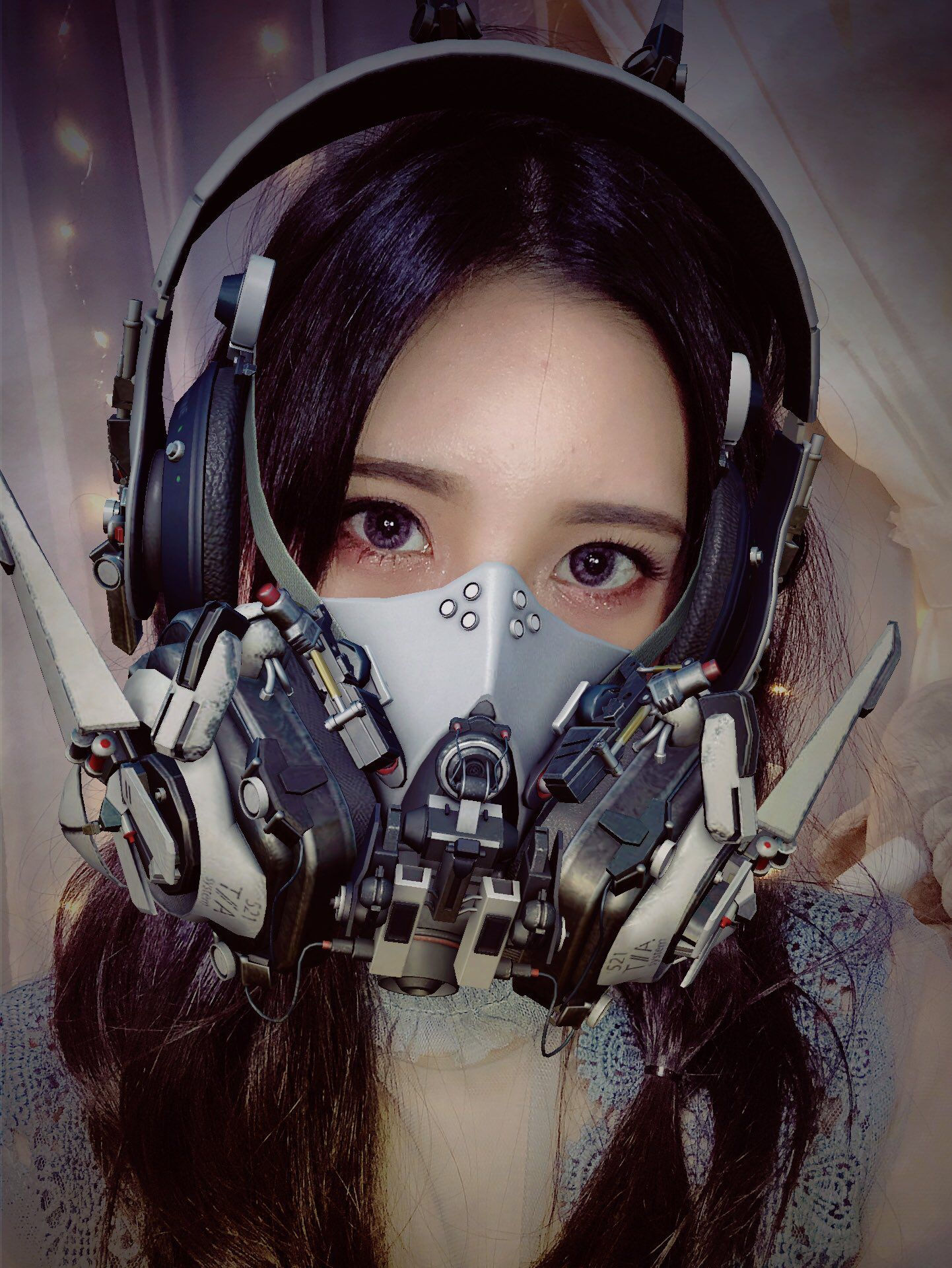 Wallpaper #EWc7-pIBSpphPi3-H5AG468 Pin by Manuel Quintero on Cyberpunk in 2022 Gas Mask Art Cyberpunk