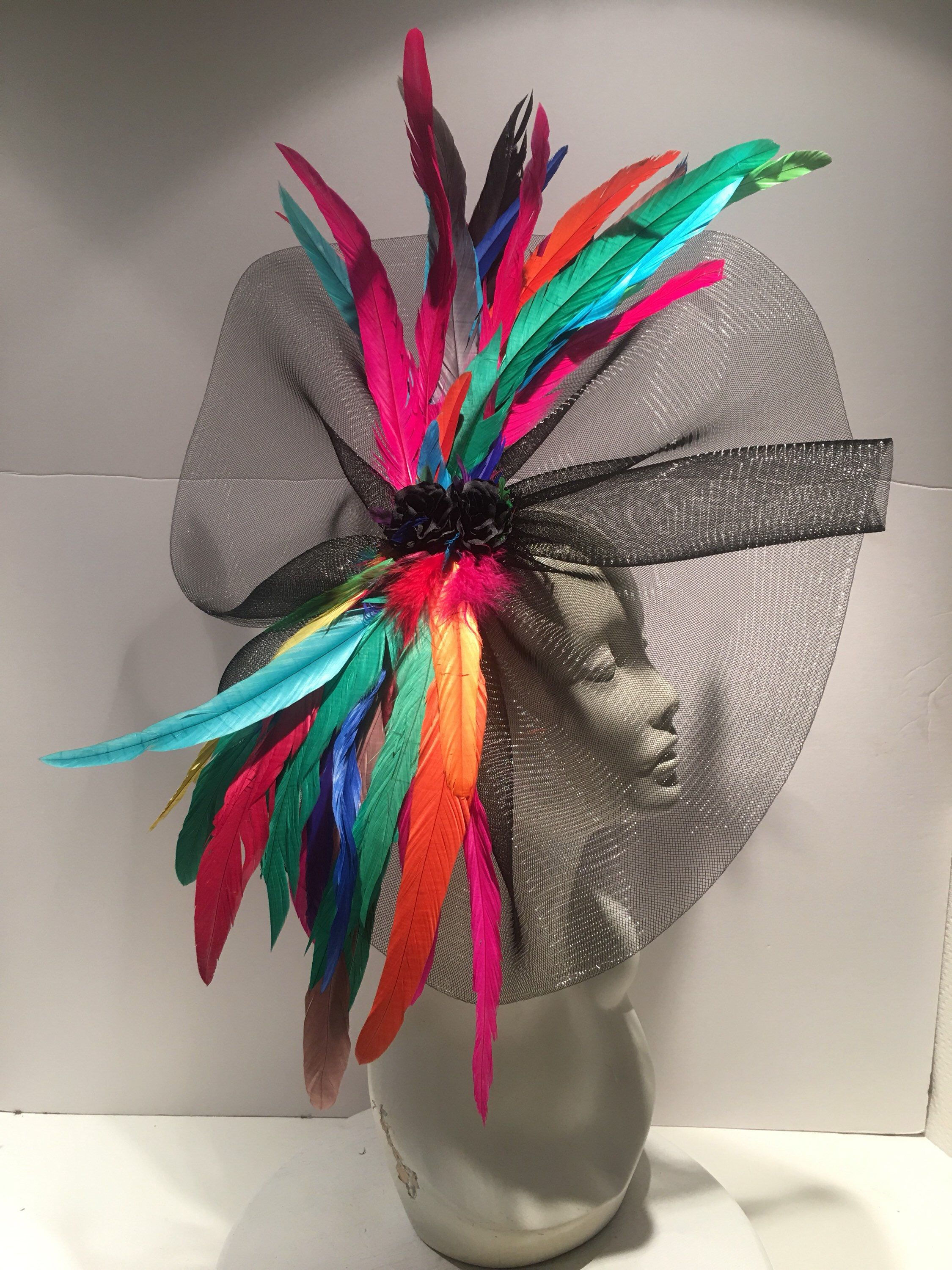 Wallpaper #PmfbDpMBSpphPi3-3OwJ361 Fascinators for Derby Womens Large Brim Bonnet Bash Etsy Fascinator