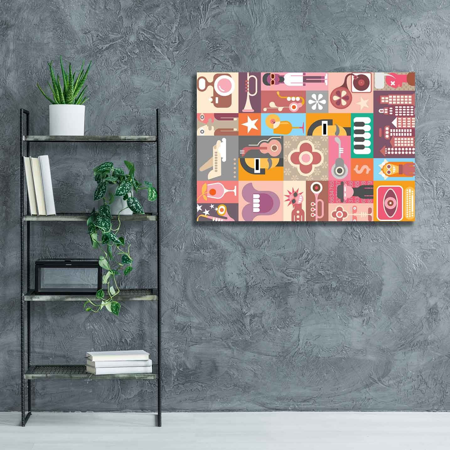 Wallpaper #W2g2IpMBSpphPi3-mTKk58 Bright Canvas Prints on a Dark Wall Add Extra Personality and Pop if