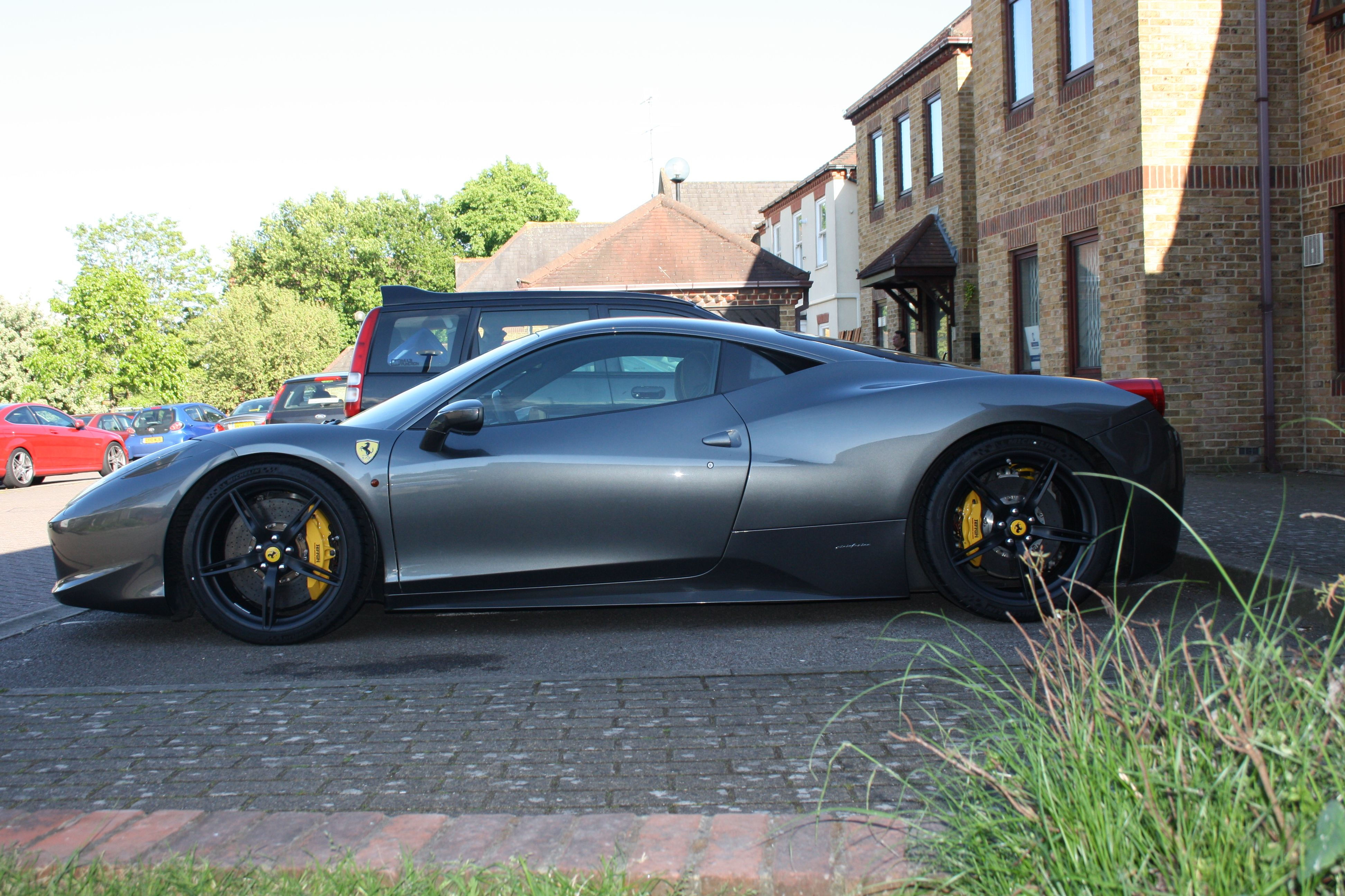 Wallpaper #_kUfkY4B7YBJg1BVQZ1k57 Ferrari 458 Italia Fitted with Genuine Ferrari 458 Speciale Wheels