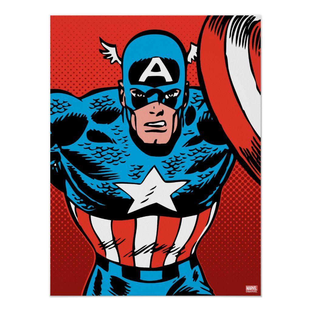 Wallpaper #xDETNpMB5zzyi_yY21hO220 Captain America Jump Poster Zazzle Captain America Captain America