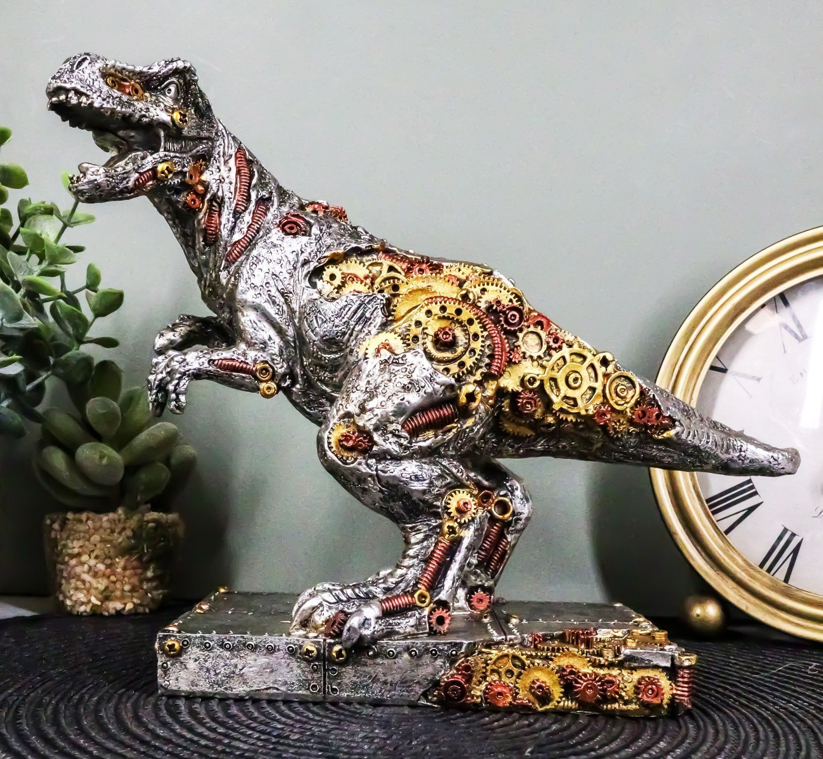 Wallpaper #7xkHF48BtGB6xQ78Am4p7 Ebros Steampunk T Rex Figurine Jurassic Era Predator Tyrannosaurus Rex