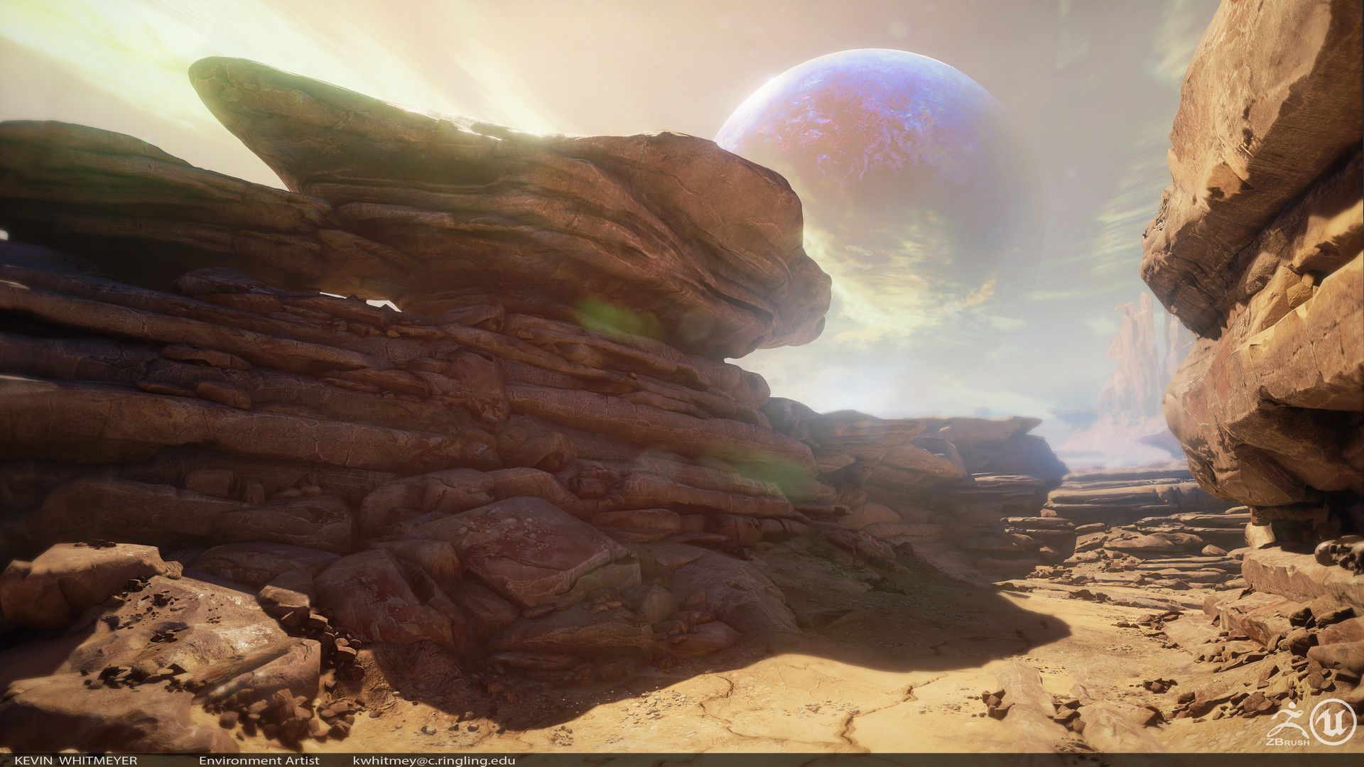 Wallpaper #h2jeIZMBSpphPi3-BDEJ350 A Desert Planet Scene for All the Sci Fi Nerds Out There All Work