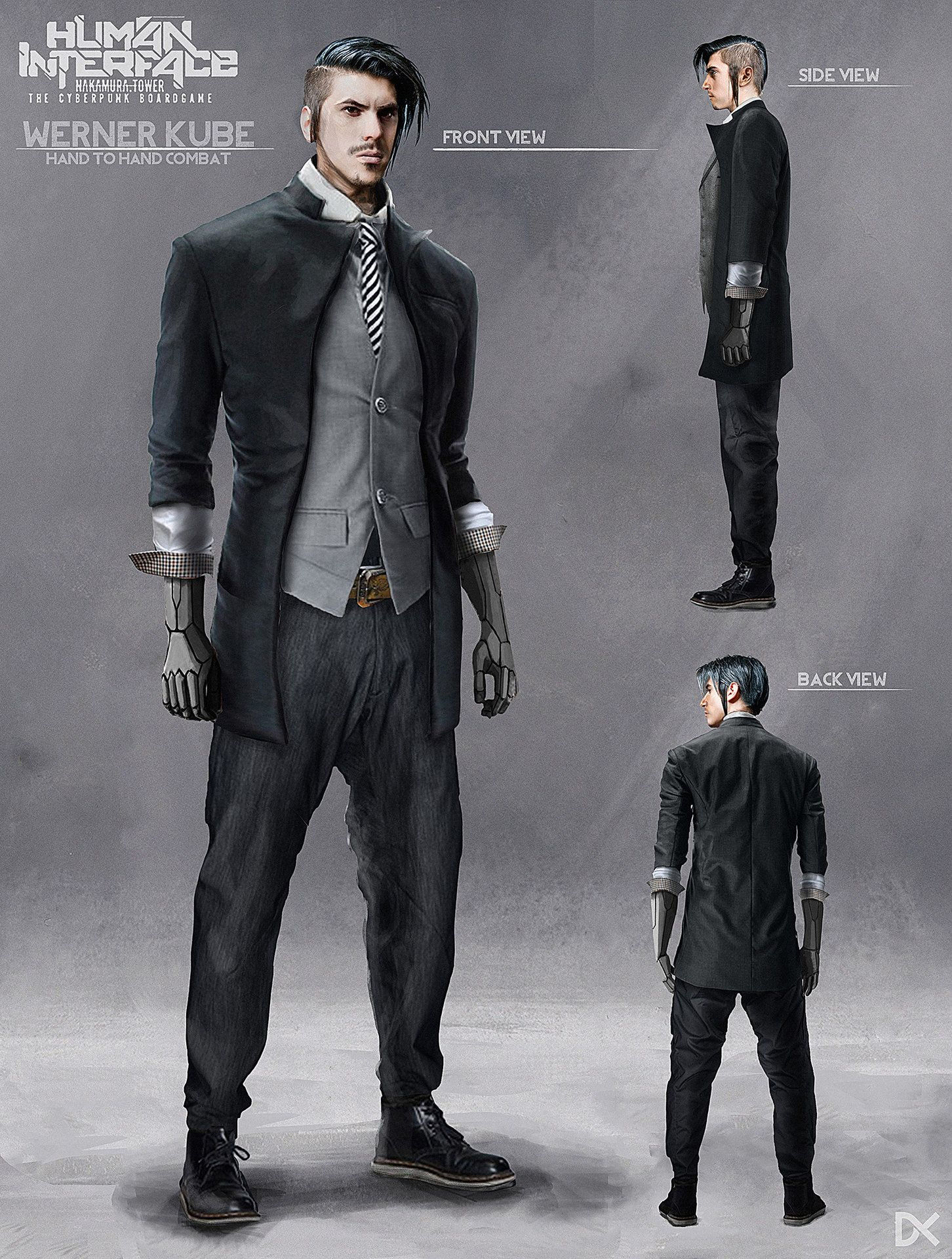 Wallpaper #WnT0wo4B_8f4nGFa5W9G43 Human Interface Character Concept Art Werner Kube Darius