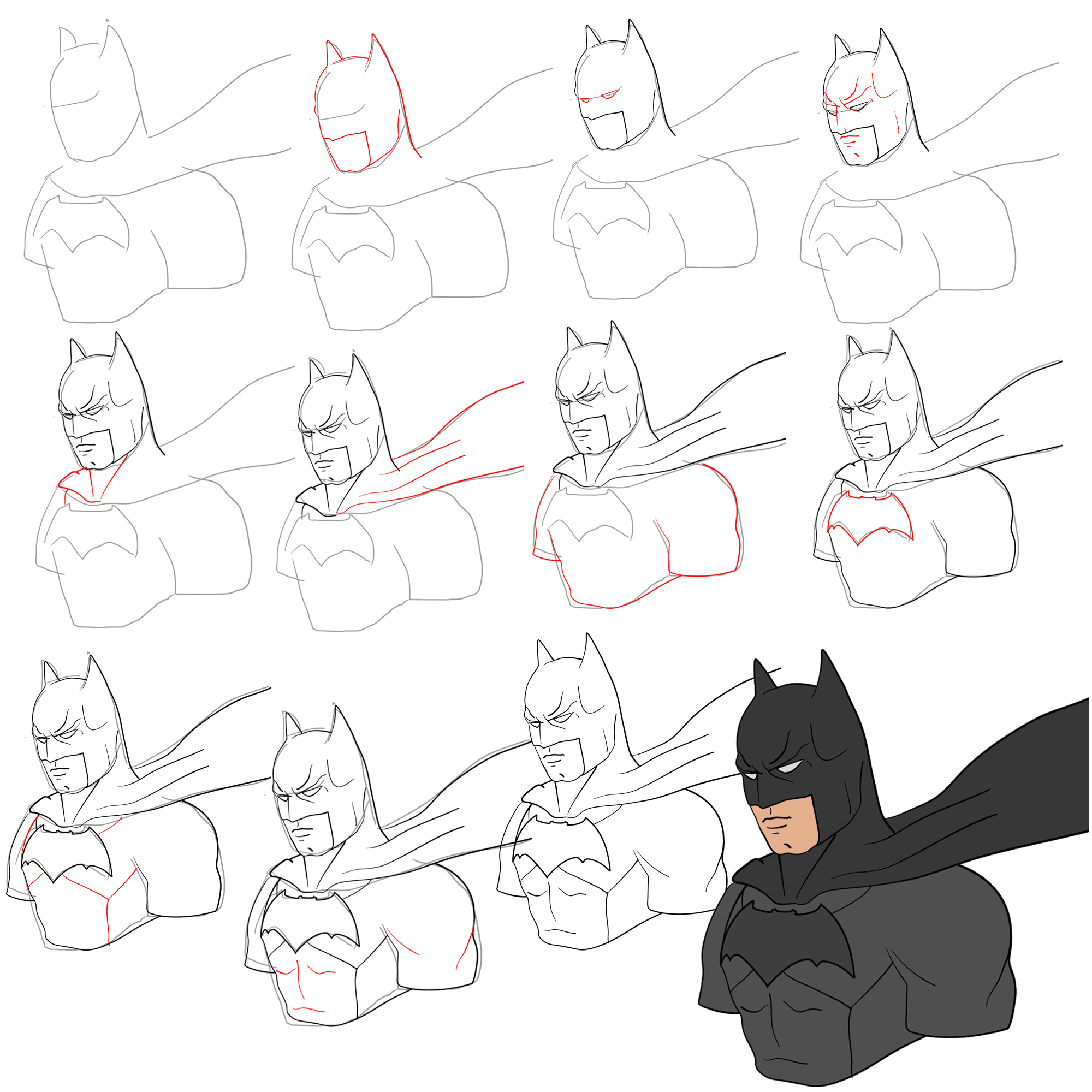 Wallpaper #LRldHo8BtGB6xQ78s3lk59 Batman Drawing Step by Step Dibujos Faciles a Lapiz De Batman