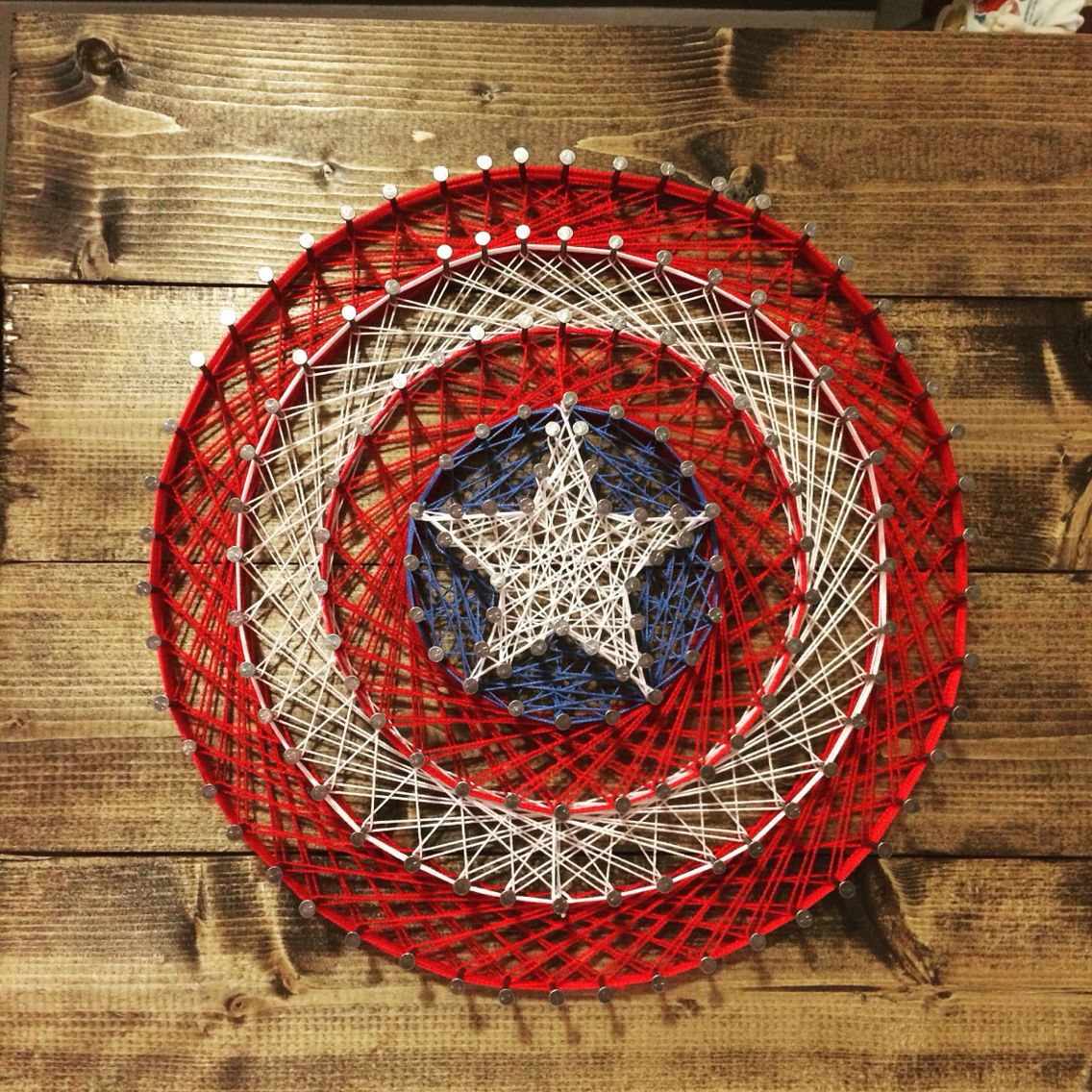 Wallpaper #j2fLAZMBSpphPi3-NKzH109 Captain Americas Famous Shield Marvel Stringart Diy Captain