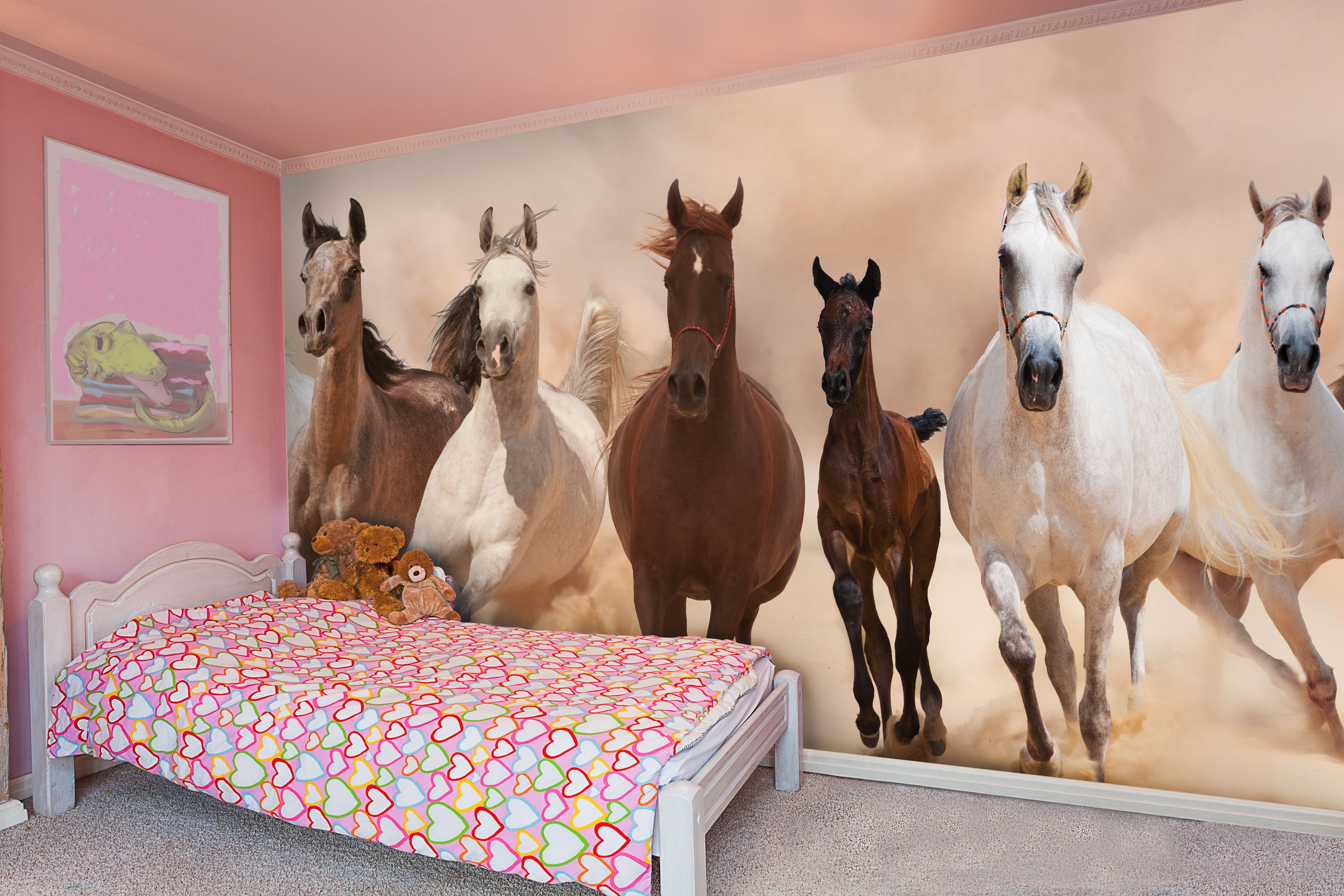 Wallpaper #6d707 Wistful Smile Horse Themed Bedrooms Bedroom Themes Girl Room