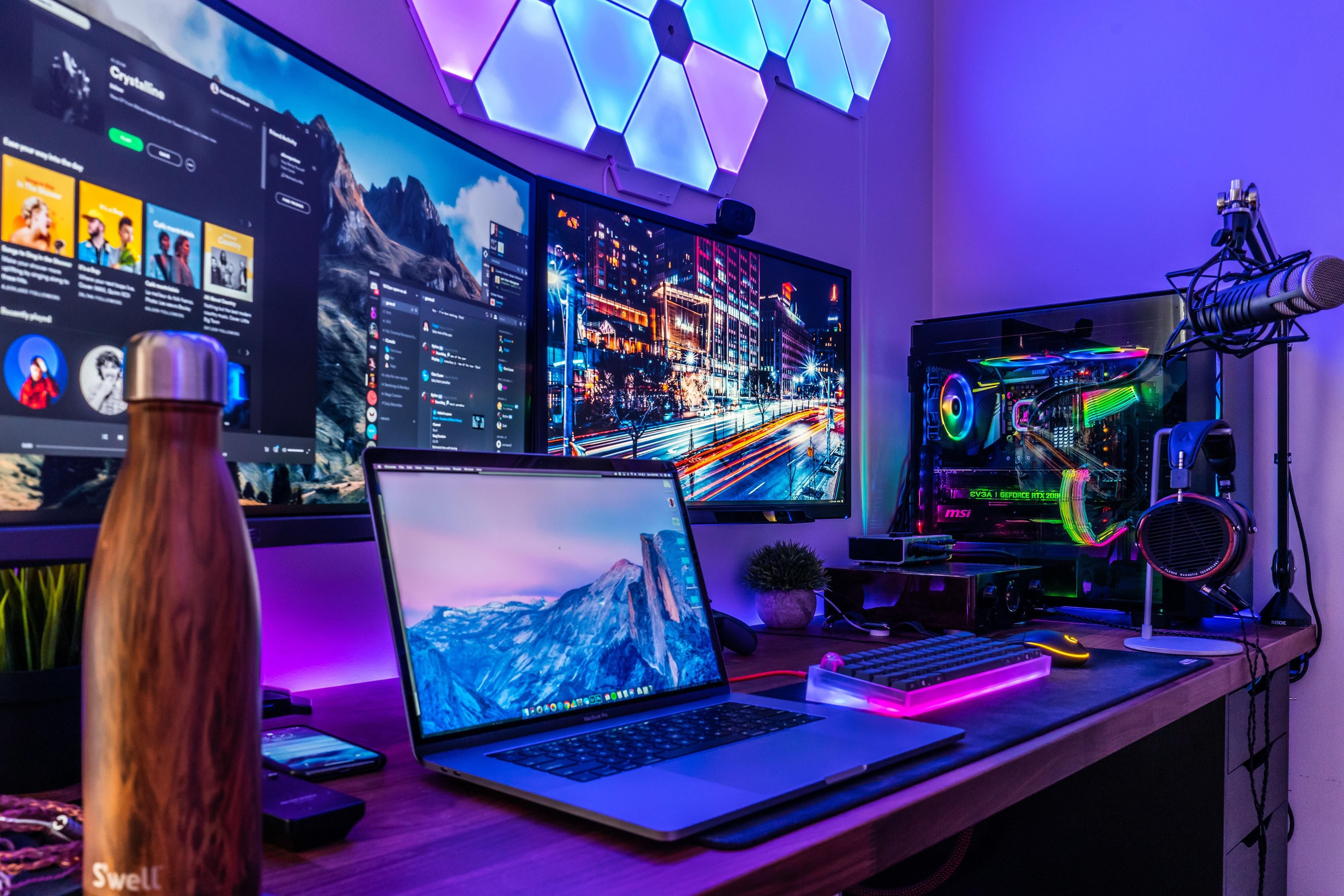 Wallpaper #Lh07LJMBlOZrFDOkAMrZ39 My Favourite Place to Relax Best Gaming Setup Video Game Rooms