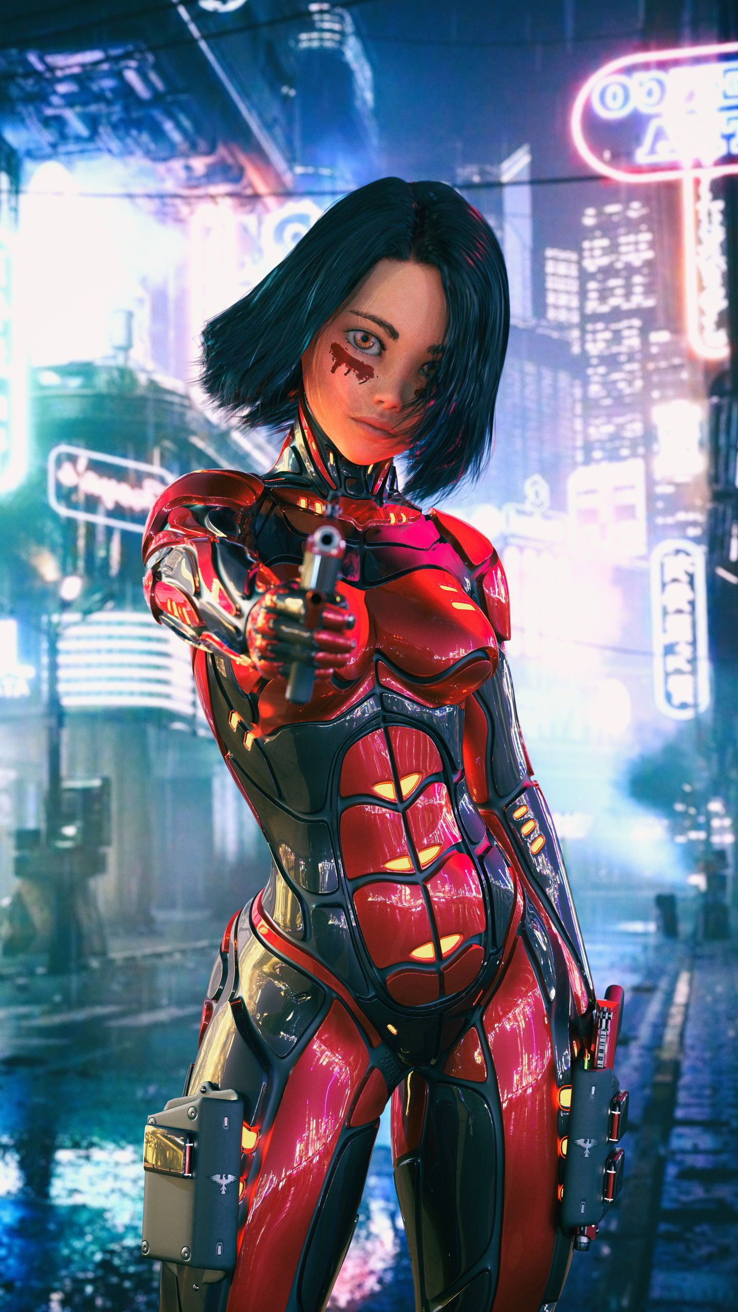 Wallpaper #1MYNM5MBVgN6TXj6Y3ft313 Alita Battle Angel Wallpaper Wallpaper Poster Save iPhone