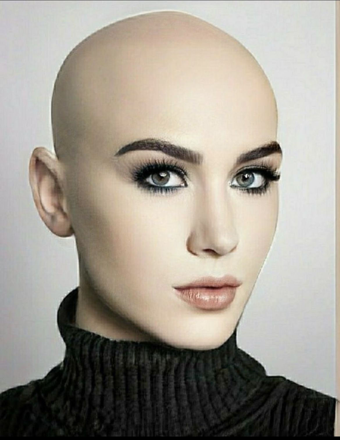 Wallpaper #Kmfl6JIBSpphPi3-WD_v376 Bald Head Women Shaved Head Women Very Short Hair Short Hair Cuts