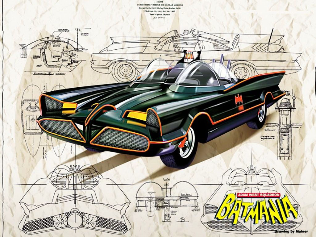 Wallpaper #Me8QS5MBMN-XEVvVGzpt363 1966 Batmobile Blueprints Google Search Batimovil Coche De Batman