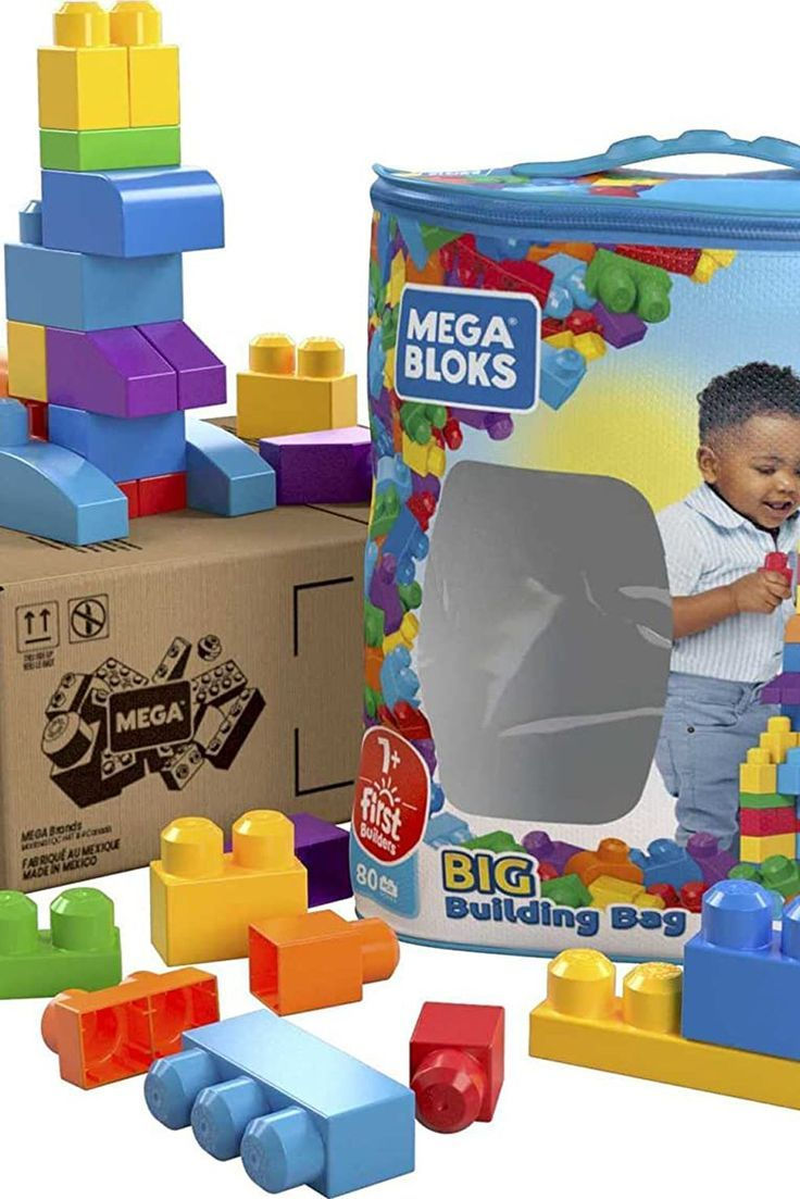 Wallpaper #634d6 Mega Bloks First Builders Big Building Bag with Big Building Blocks