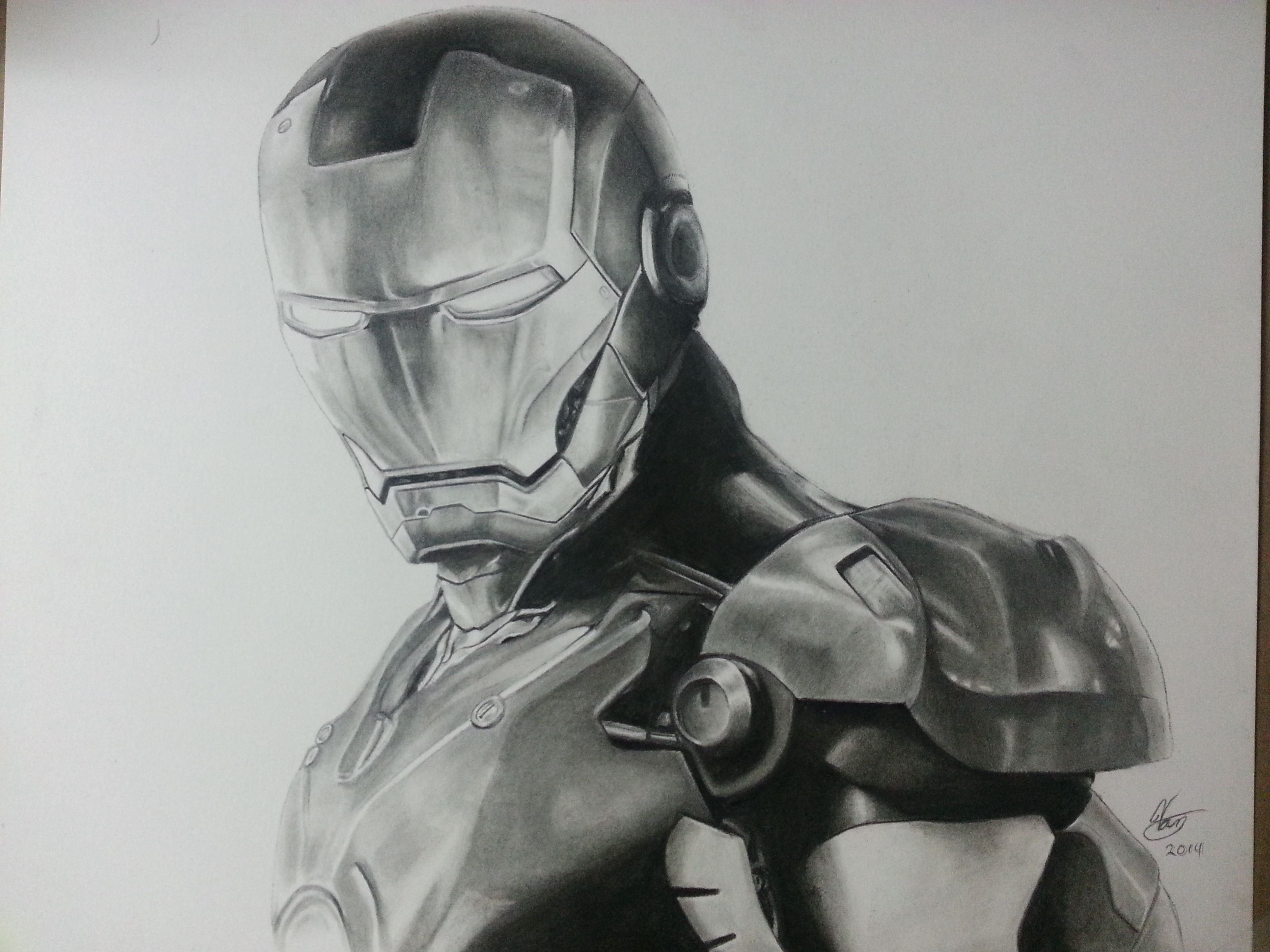 Wallpaper #J2cfA5MBSpphPi3-BbLr85 First Attempt at Drawing Ironman Drawings Iron Man Darth