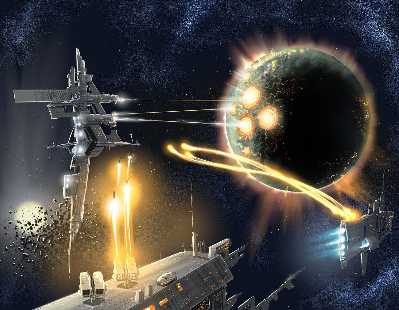 Wallpaper #rBmbHo8BtGB6xQ78Z3ny17 Destroy This Ship by Pyraker from Deviantart Space Battles