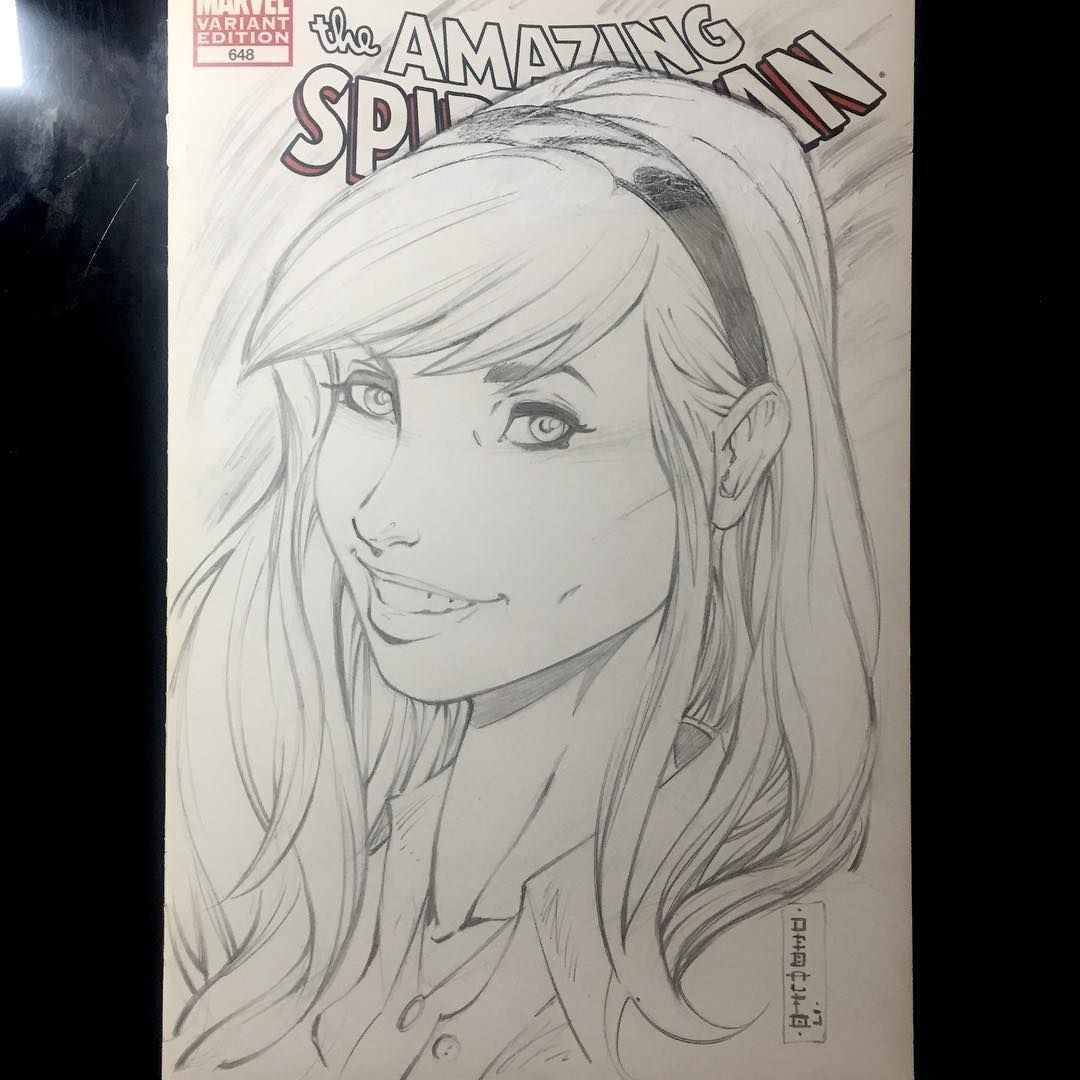 Wallpaper #AfSaOpMBKFX8bn3rEnm363 Gwen Stacy Sketch Cover Sketches Cover Art Male Sketch