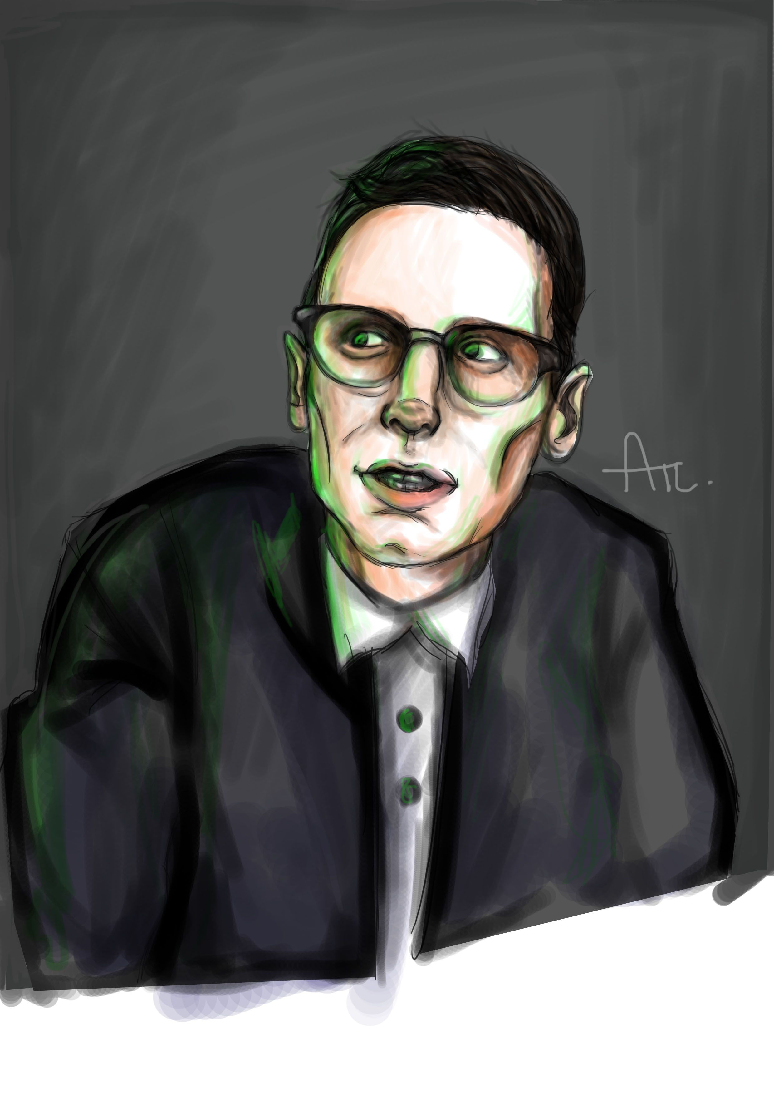 Wallpaper #HxqQT5MB1yWOL4qgL3-2244 The Riddler Ed Nygma Riddler Gotham Digital Artwork Joker Drawings