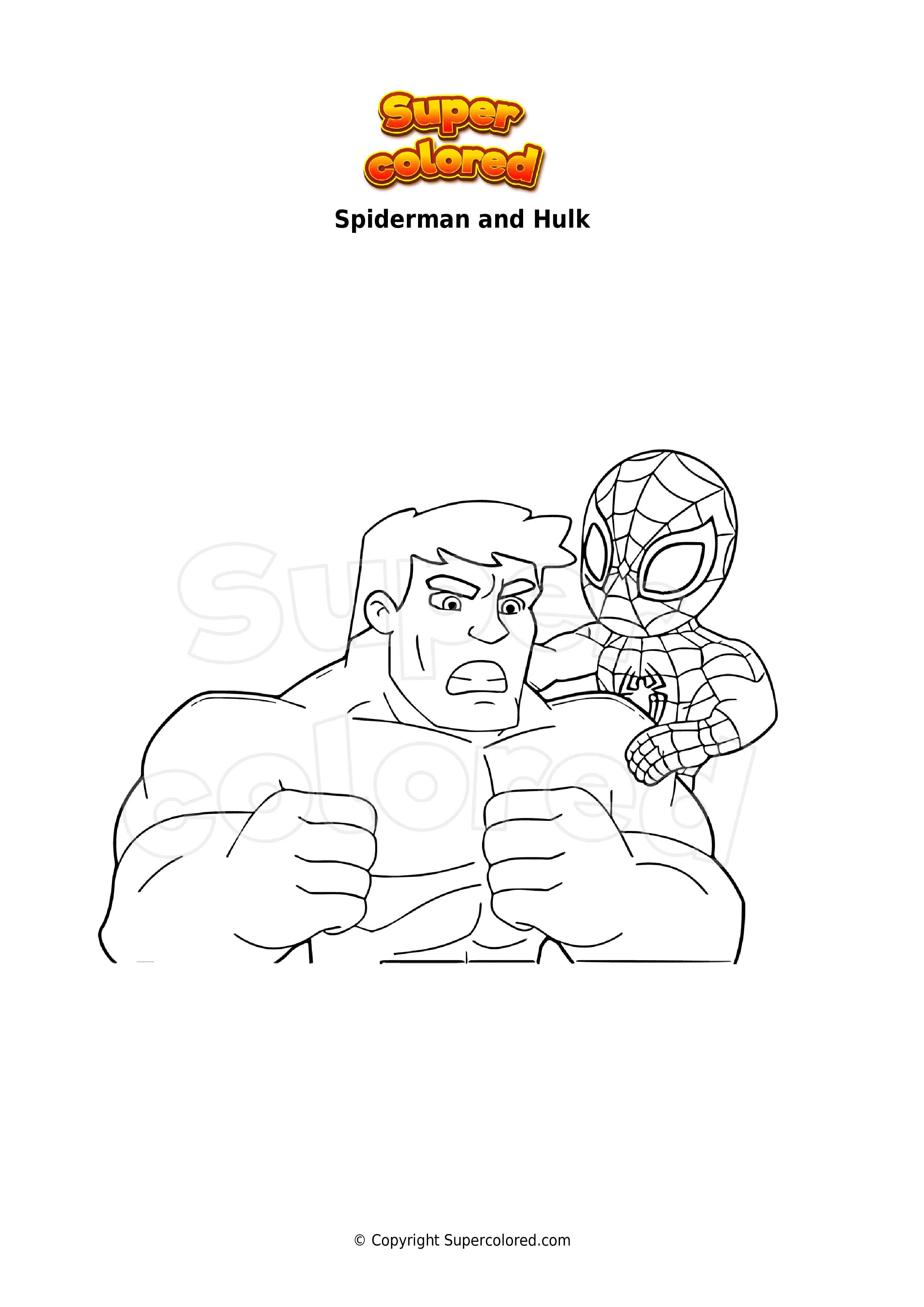 Wallpaper #mTGoNZMB5zzyi_yY9FeN7 Coloring Page Spiderman and Hulk Coloring Pages Spiderman Color