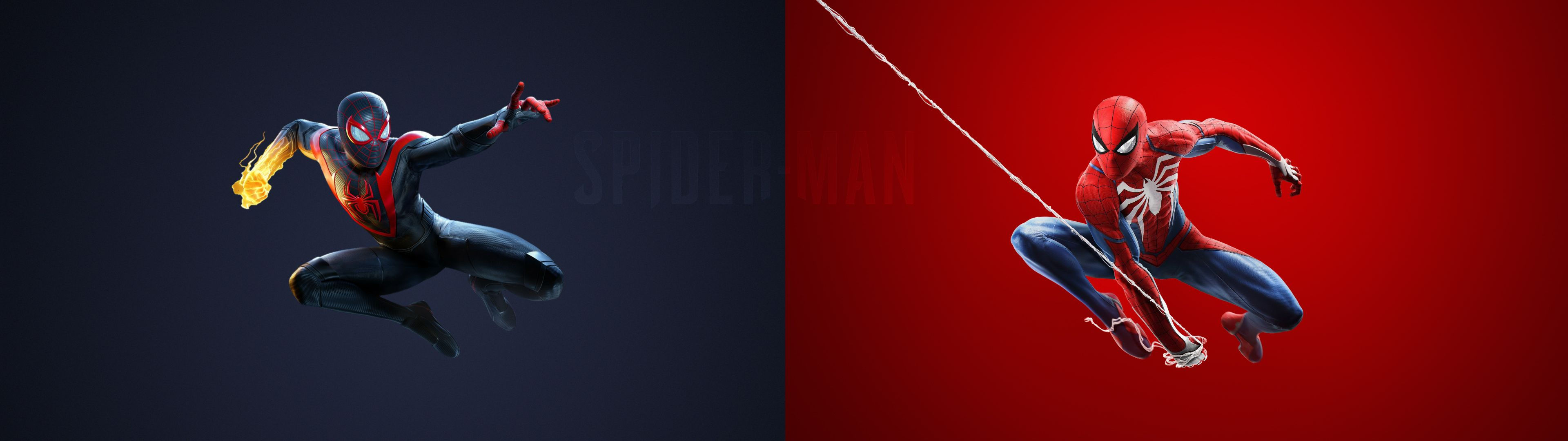 Wallpaper #hkZHVJcBqAgmjOk23139281 Dual Monitor Spiderman X Miles Morales PS5 Wallpaper 3840x1080